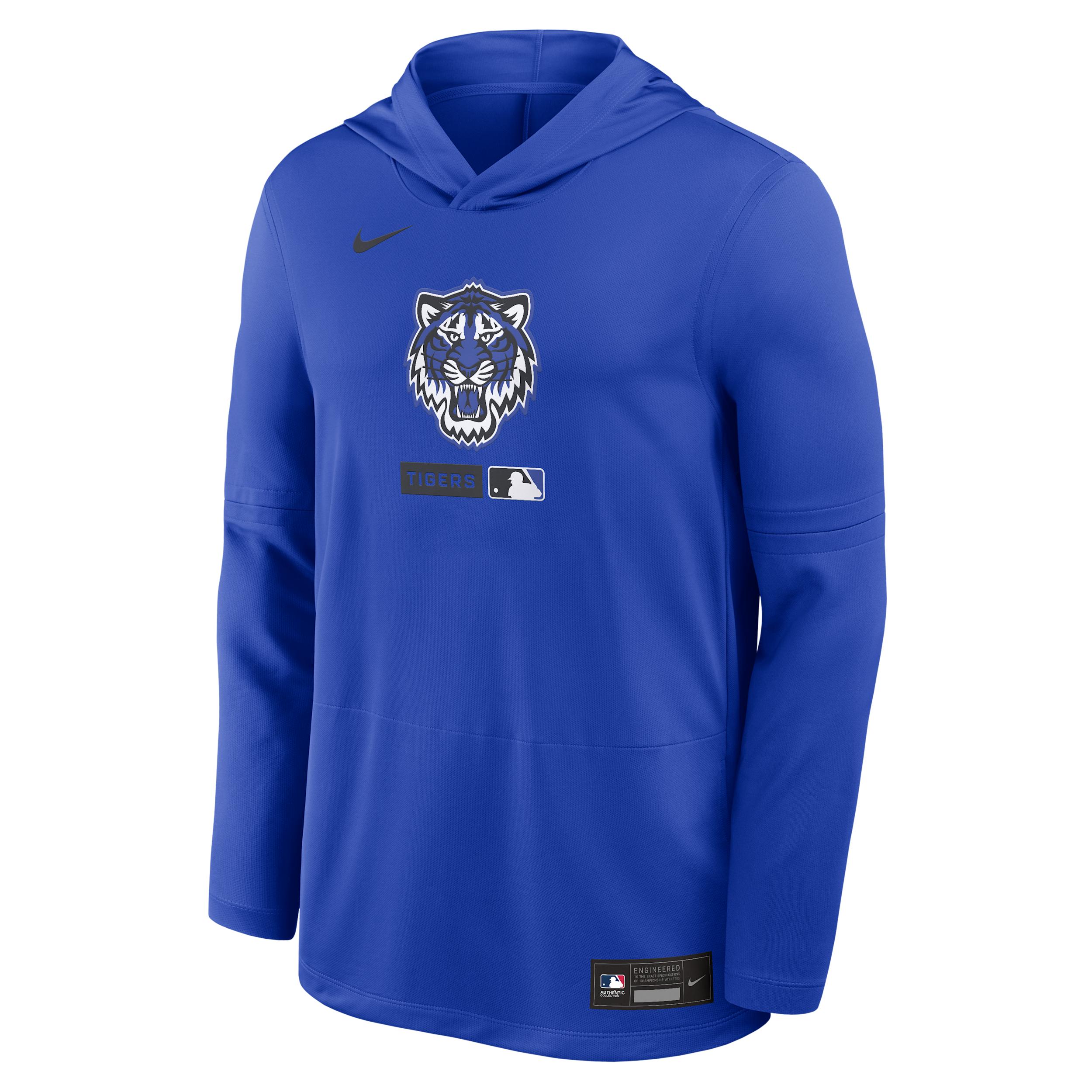 Detroit Tigers City Connect Nike Men's Dri-FIT MLB Long-Sleeve Hooded Top by NIKE