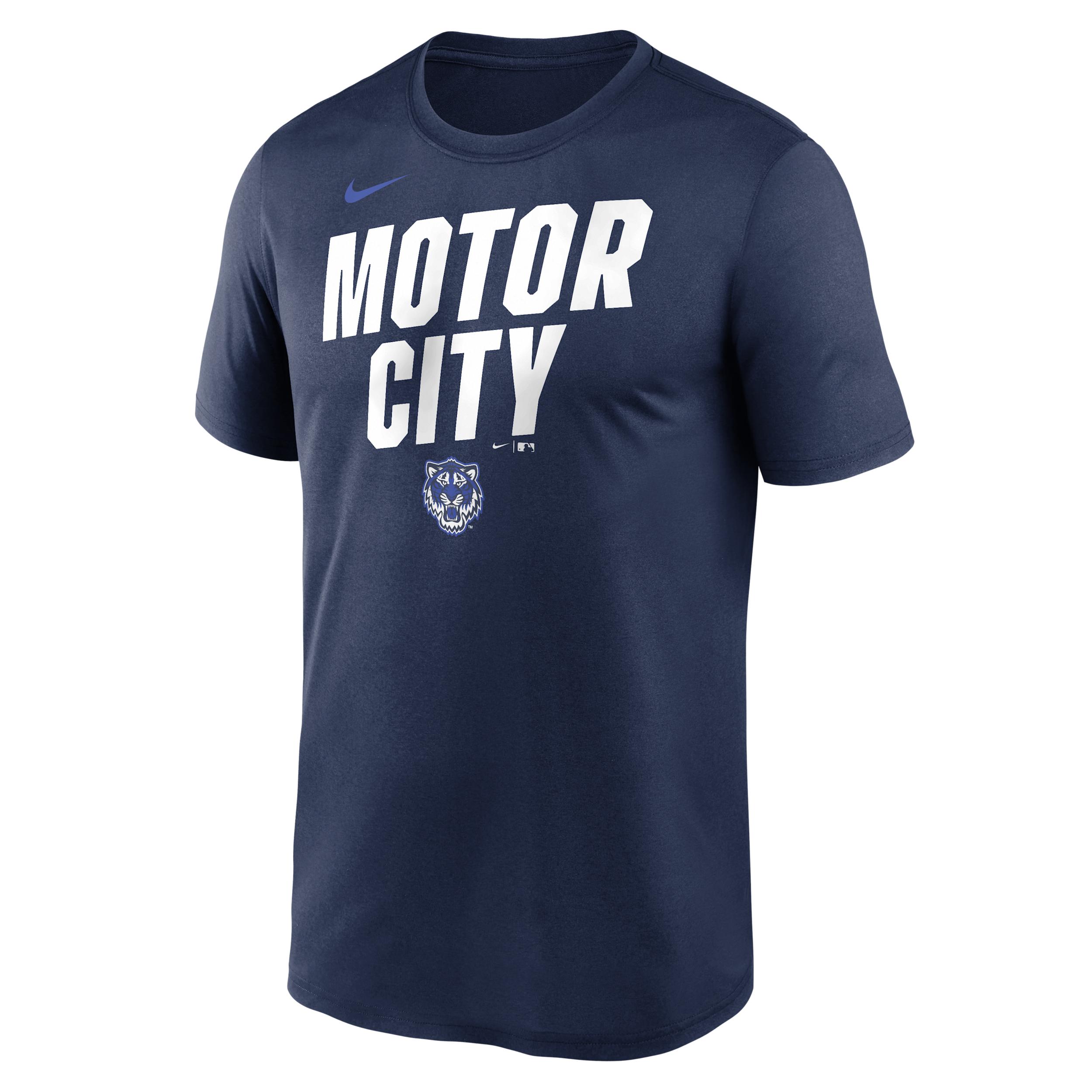 Detroit Tigers City Connect Team Phrase Script Nike Men's Dri-FIT MLB T-Shirt by NIKE
