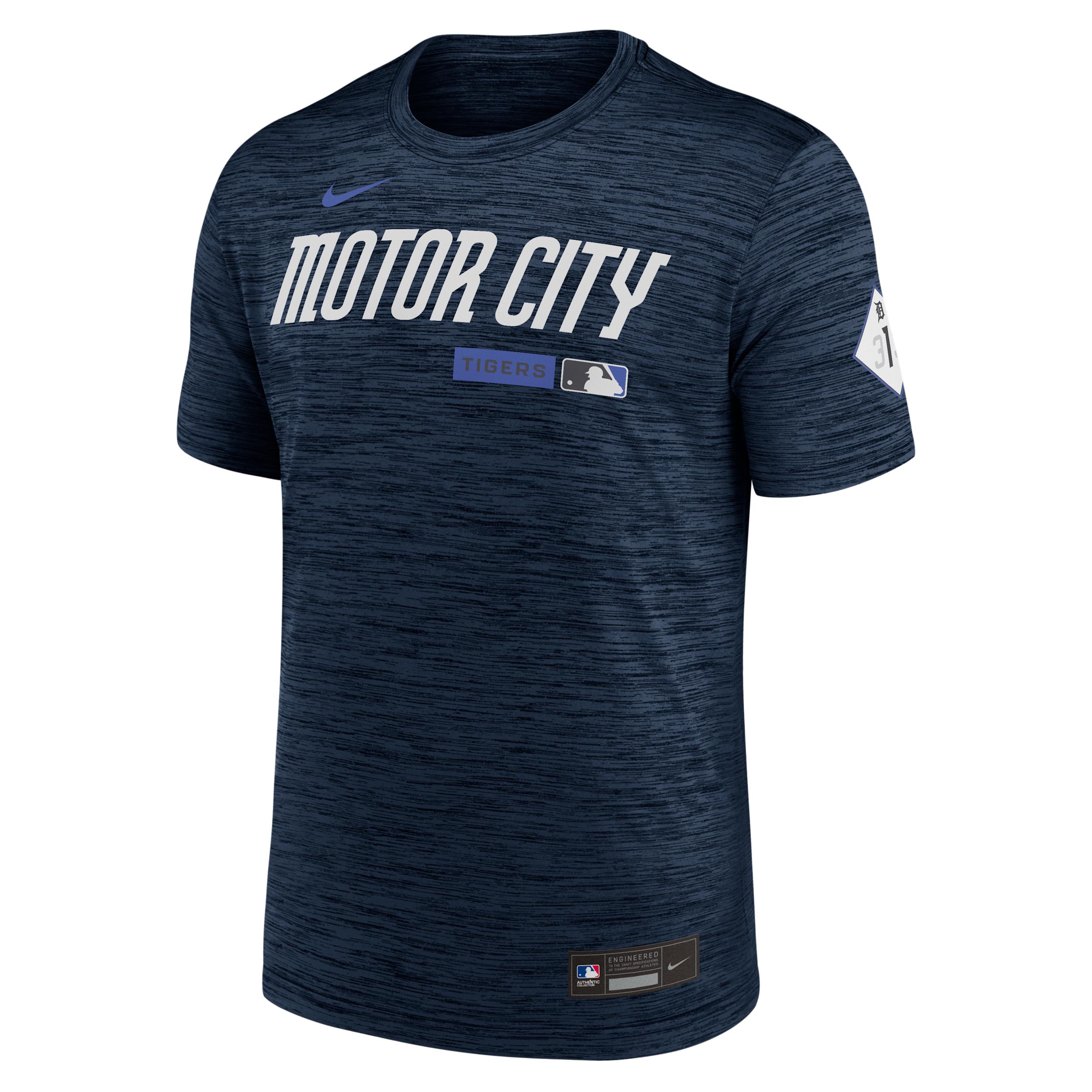 Detroit Tigers City Connect Velocity Nike Men's Dri-FIT MLB T-Shirt by NIKE
