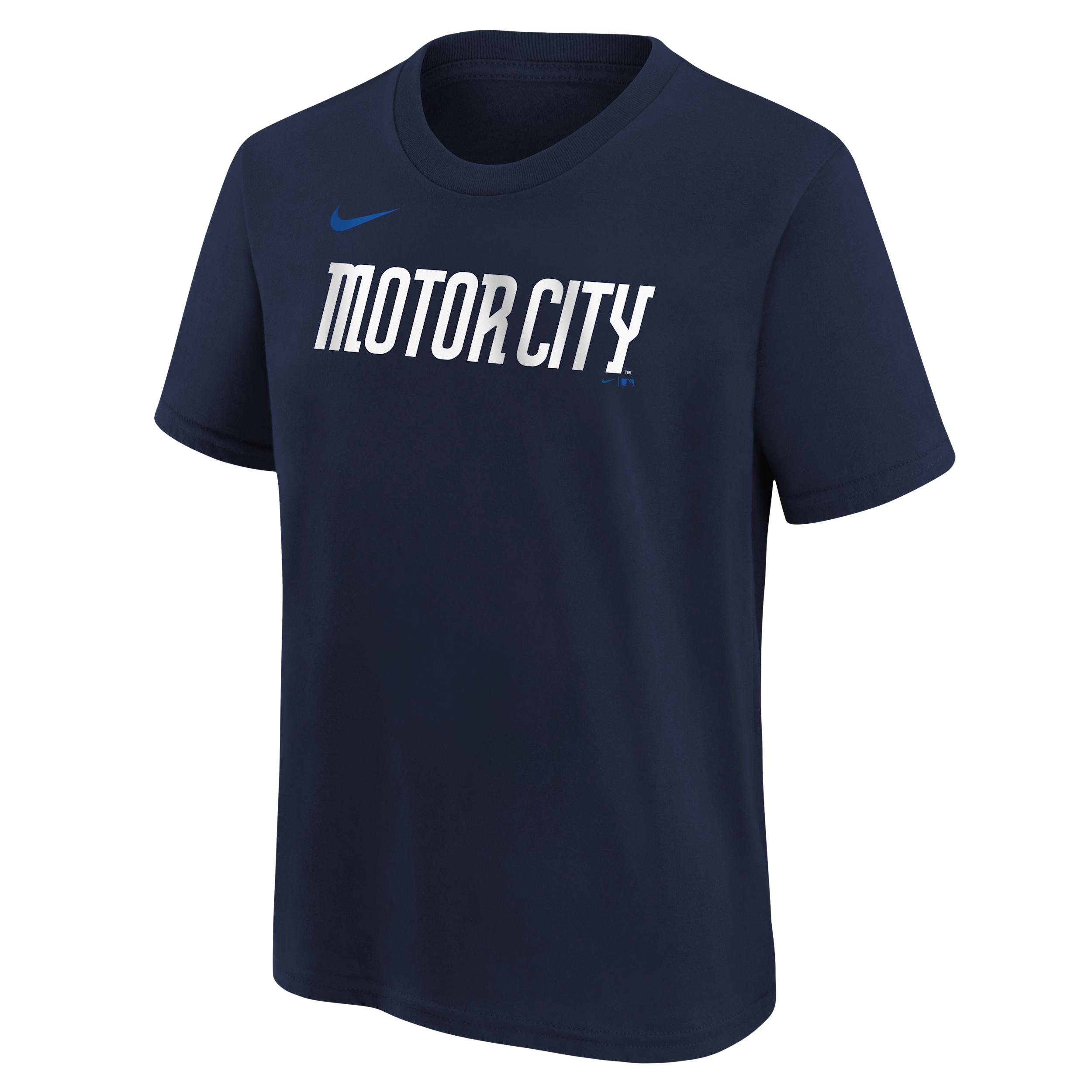 Detroit Tigers City Connect Wordmark Big Kids' Nike MLB T-Shirt by NIKE