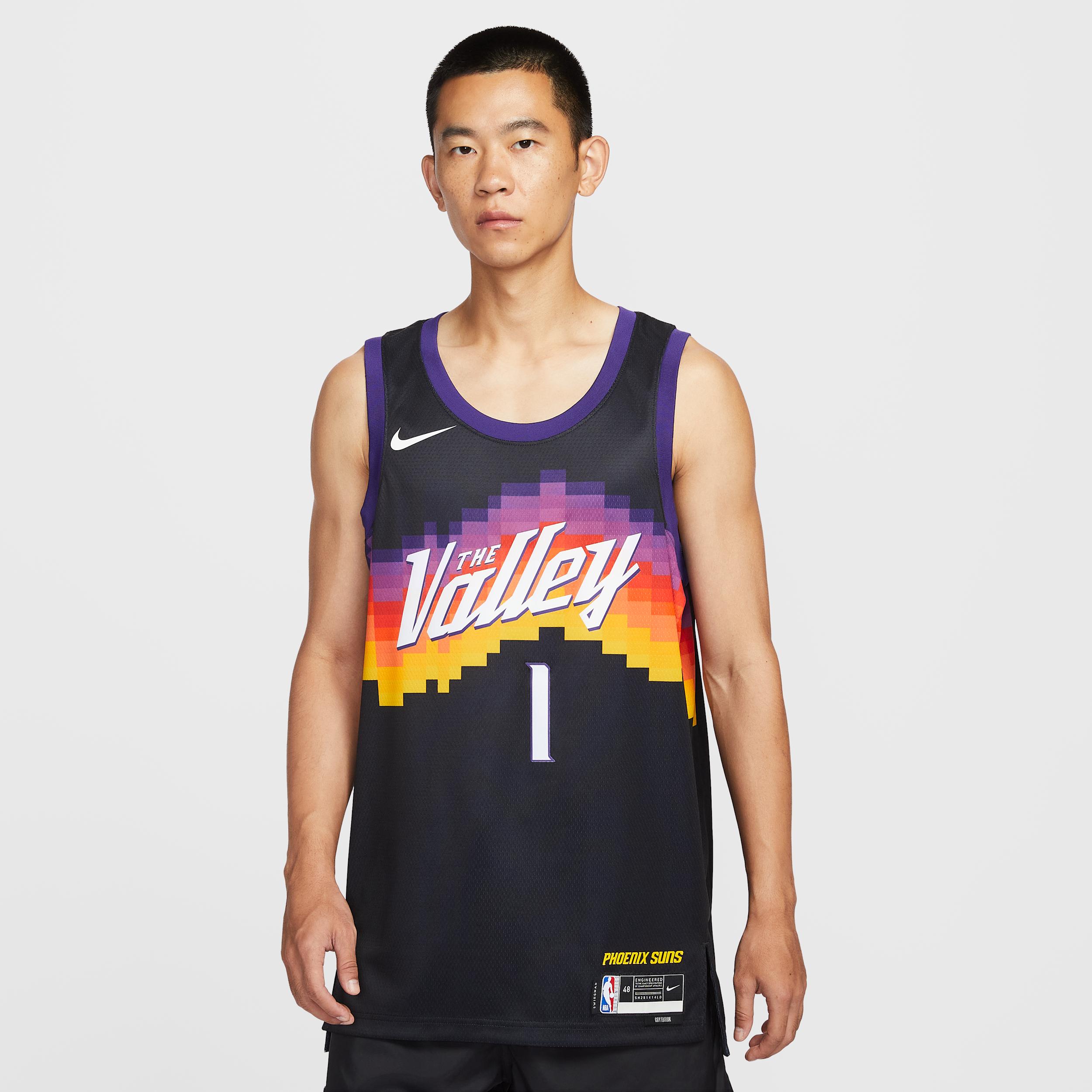 Devin Booker Phoenix Suns City Edition Nike Men's NBA Swingman Jersey by NIKE