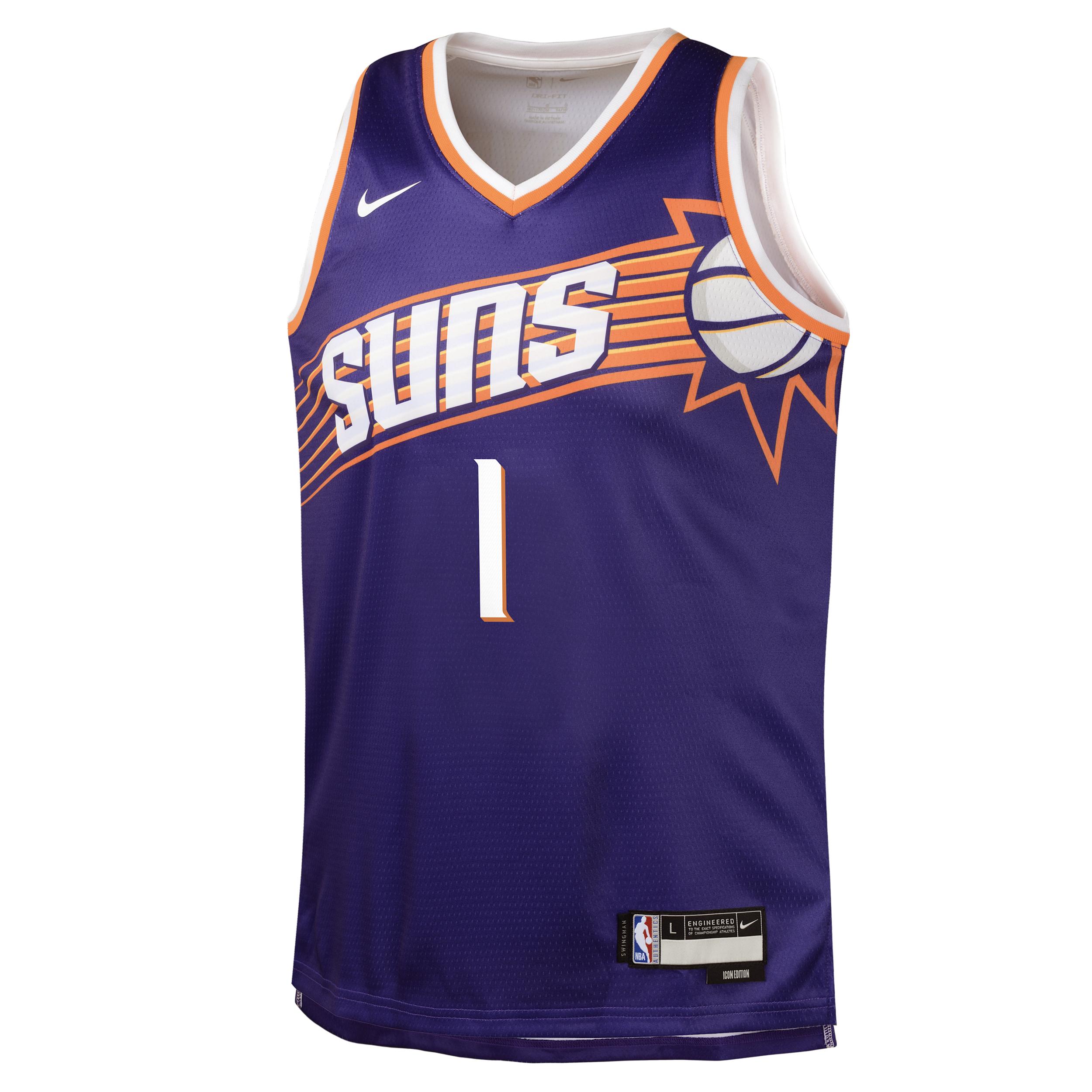 Devin Booker Phoenix Suns Icon Edition Big Kids' Nike NBA Swingman Jersey by NIKE