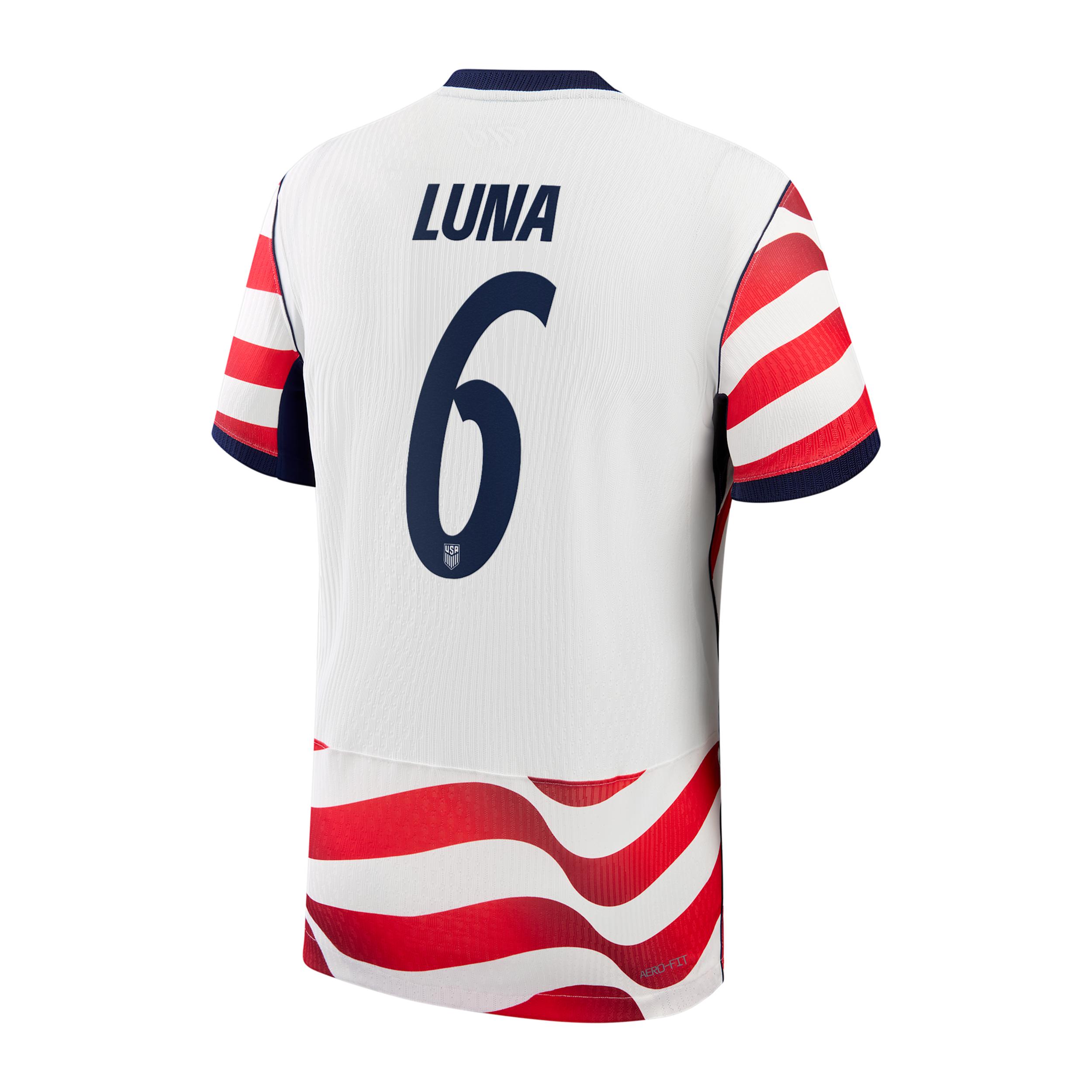 Diego Luna USMNT 2026 Match Home Nike Men's Aero-FIT Soccer Jersey by NIKE