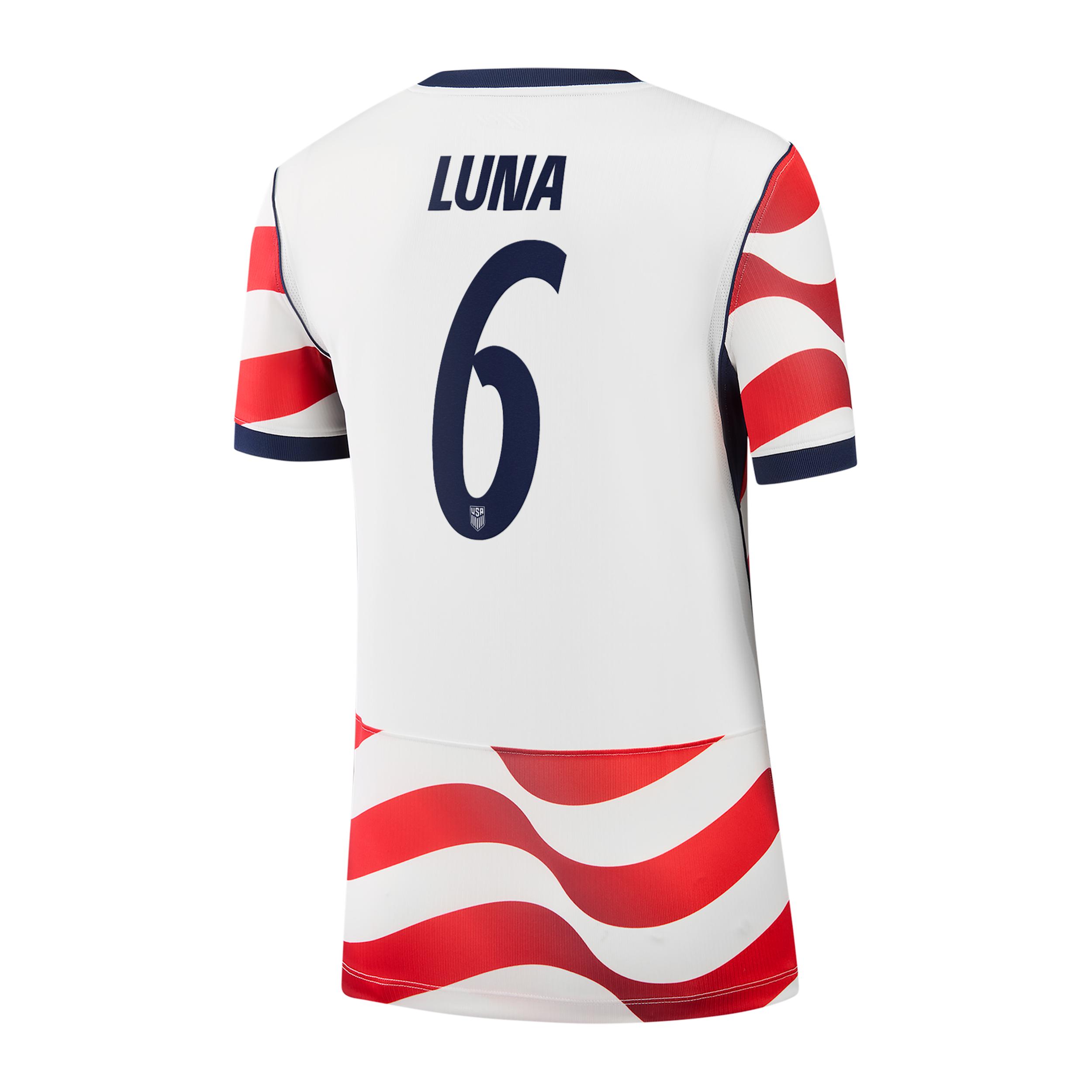 Diego Luna USMNT 2026 Stadium Home Nike Women's Dri-FIT Soccer Jersey by NIKE