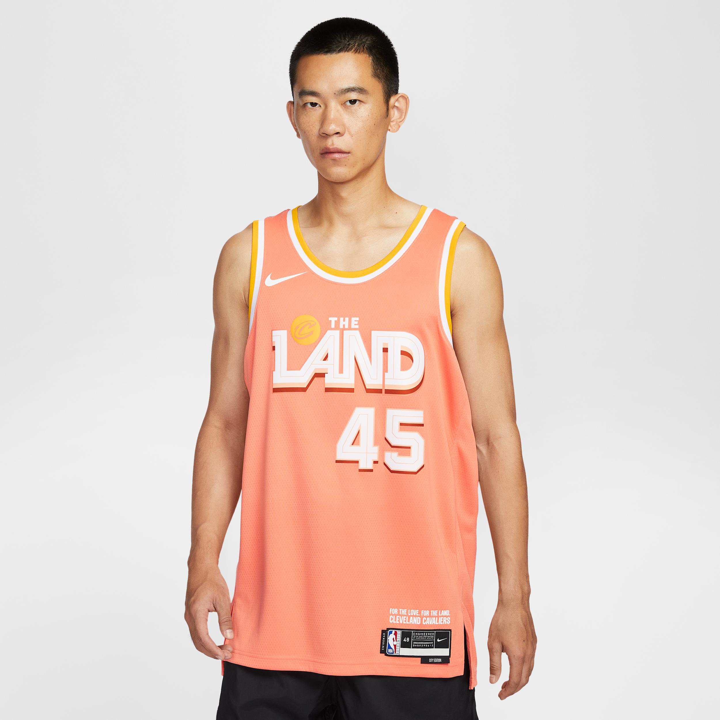 Donovan Mitchell Cleveland Cavaliers City Edition Nike Men's NBA Swingman Jersey by NIKE