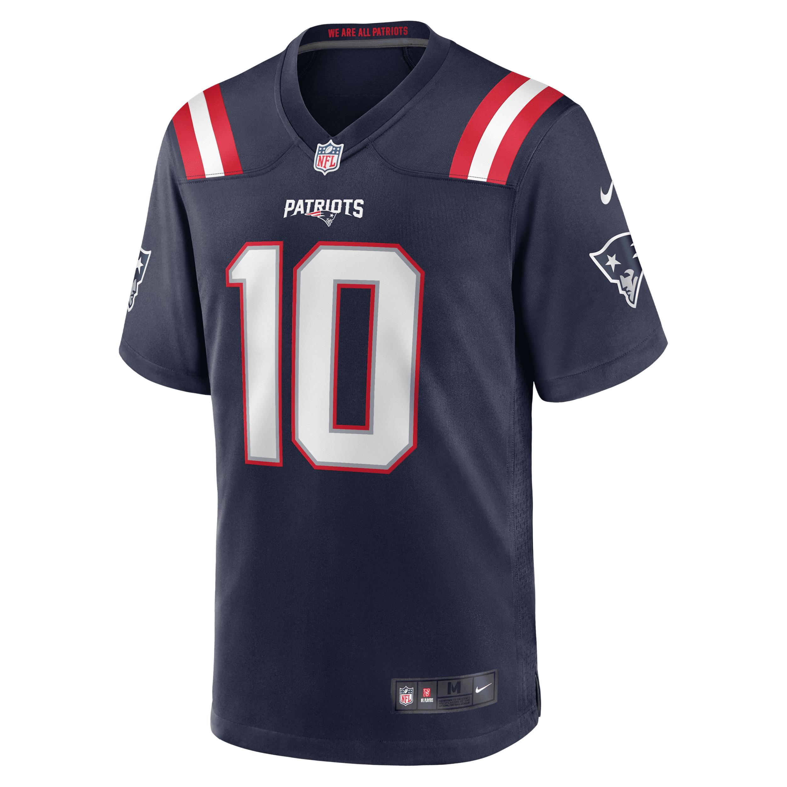 Drake Maye New England Patriots Nike Men's NFL Game Jersey by NIKE