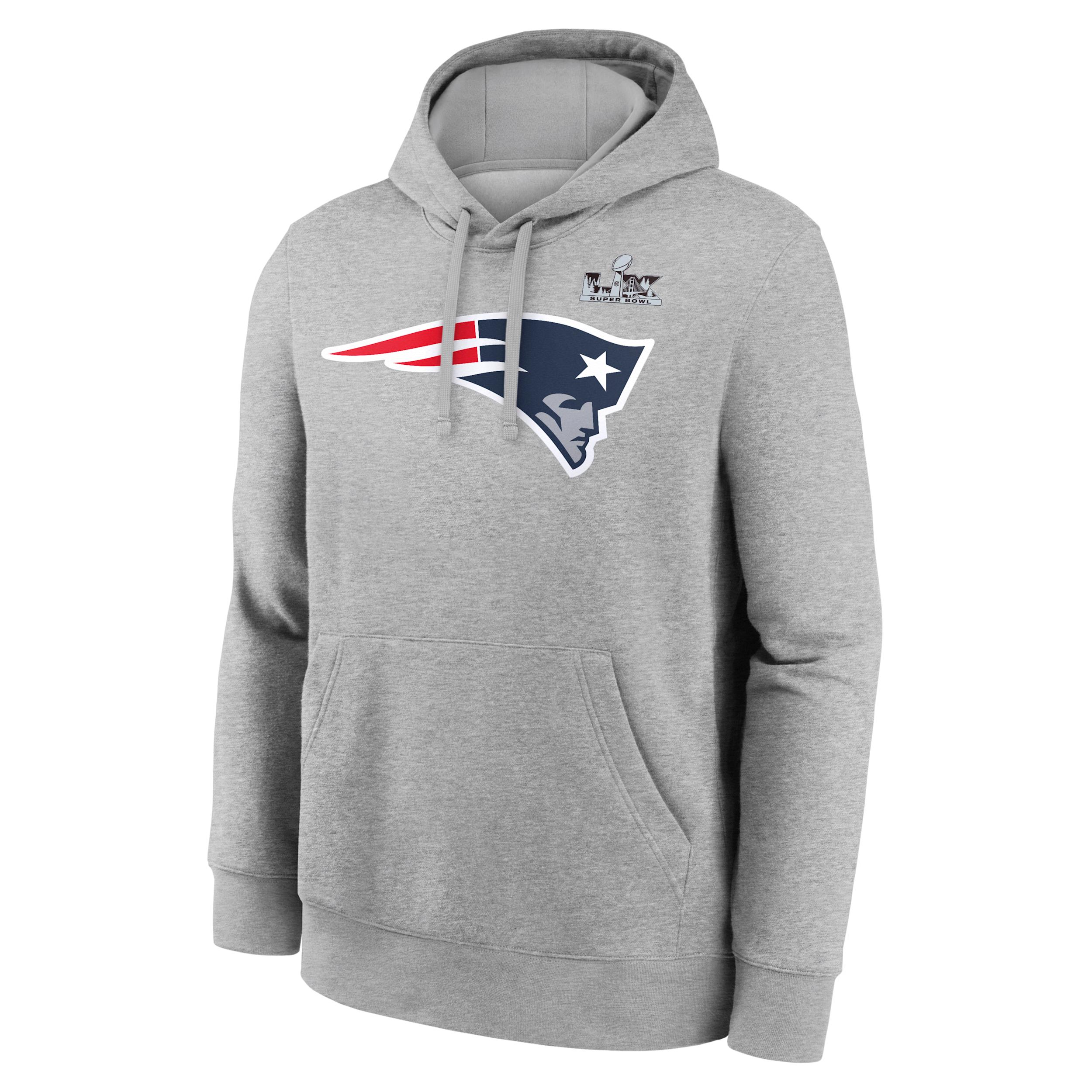 Drake Maye New England Patriots Super Bowl LX Nike Men's NFL Pullover Hoodie by NIKE