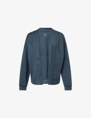 Dri-FIT Zenvy Oversized Stretch-Woven Cardigan by NIKE