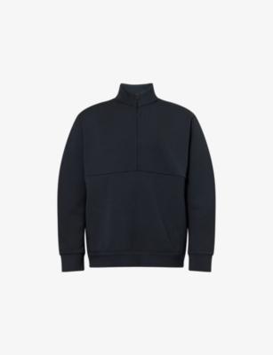 Dri-Fit Quarter-Zip Stretch-Woven Sweatshirt by NIKE