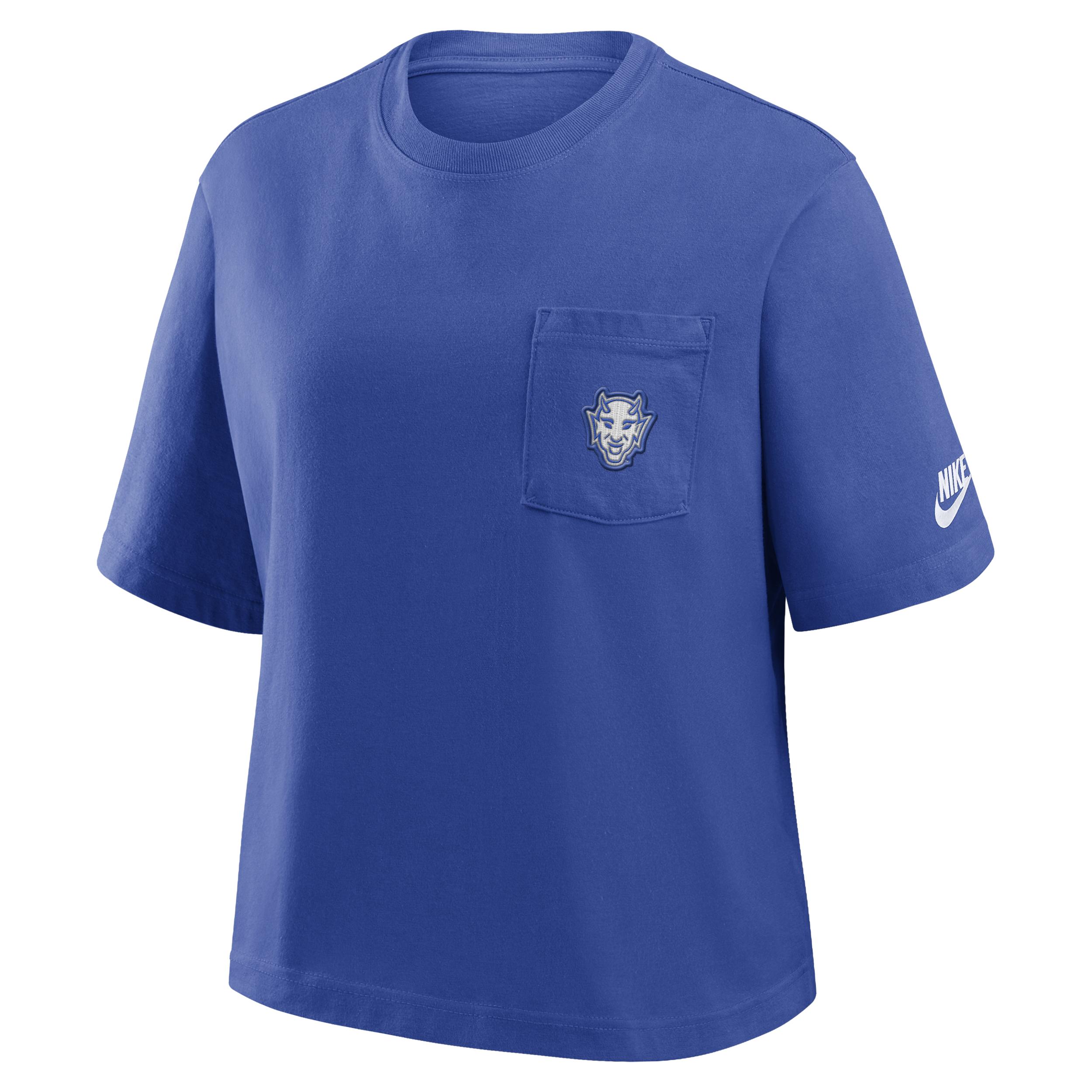 Duke Legacy Pocket Boxy Nike Women's College T-Shirt by NIKE