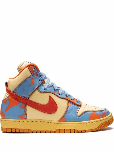 Dunk High 1985 "Orange Acid Wash" sneakers by NIKE