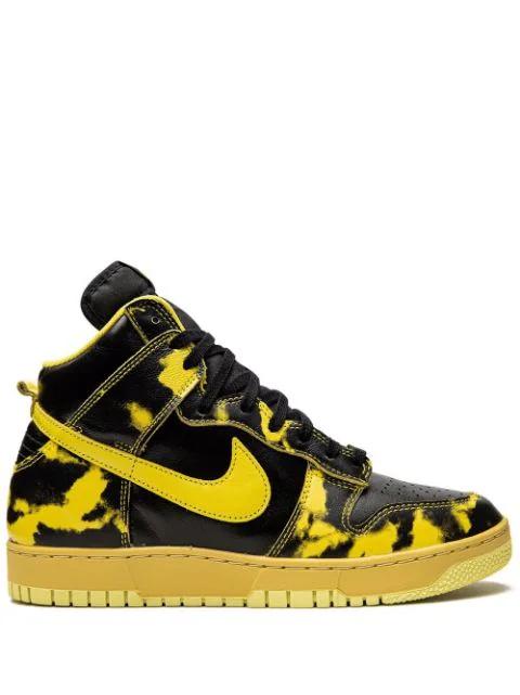 Dunk High 1985 "Yellow Acid Wash" sneakers by NIKE