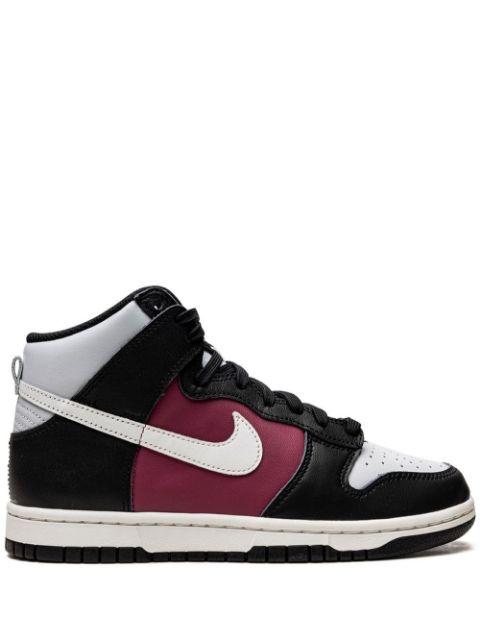 Dunk High "Black/Summit White/Rosewood" sneakers by NIKE