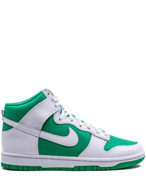 Dunk High "Pine Green White" sneakers by NIKE