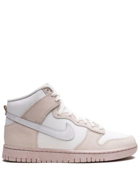 Dunk High Retro PRM "Cracked Leather Swoosh" sneakers by NIKE