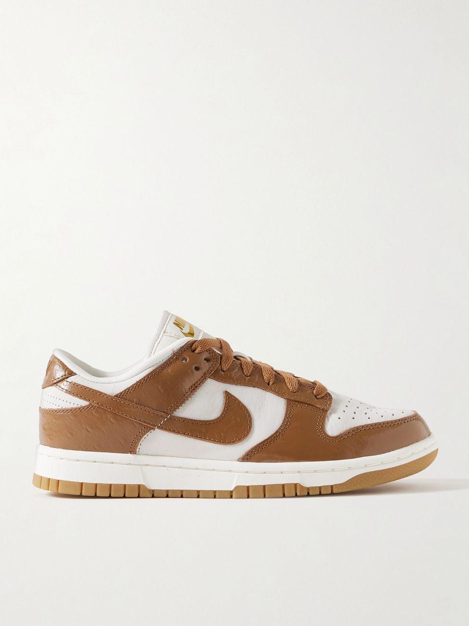 Dunk Low LX NBHD smooth and textured-leather sneakers by NIKE