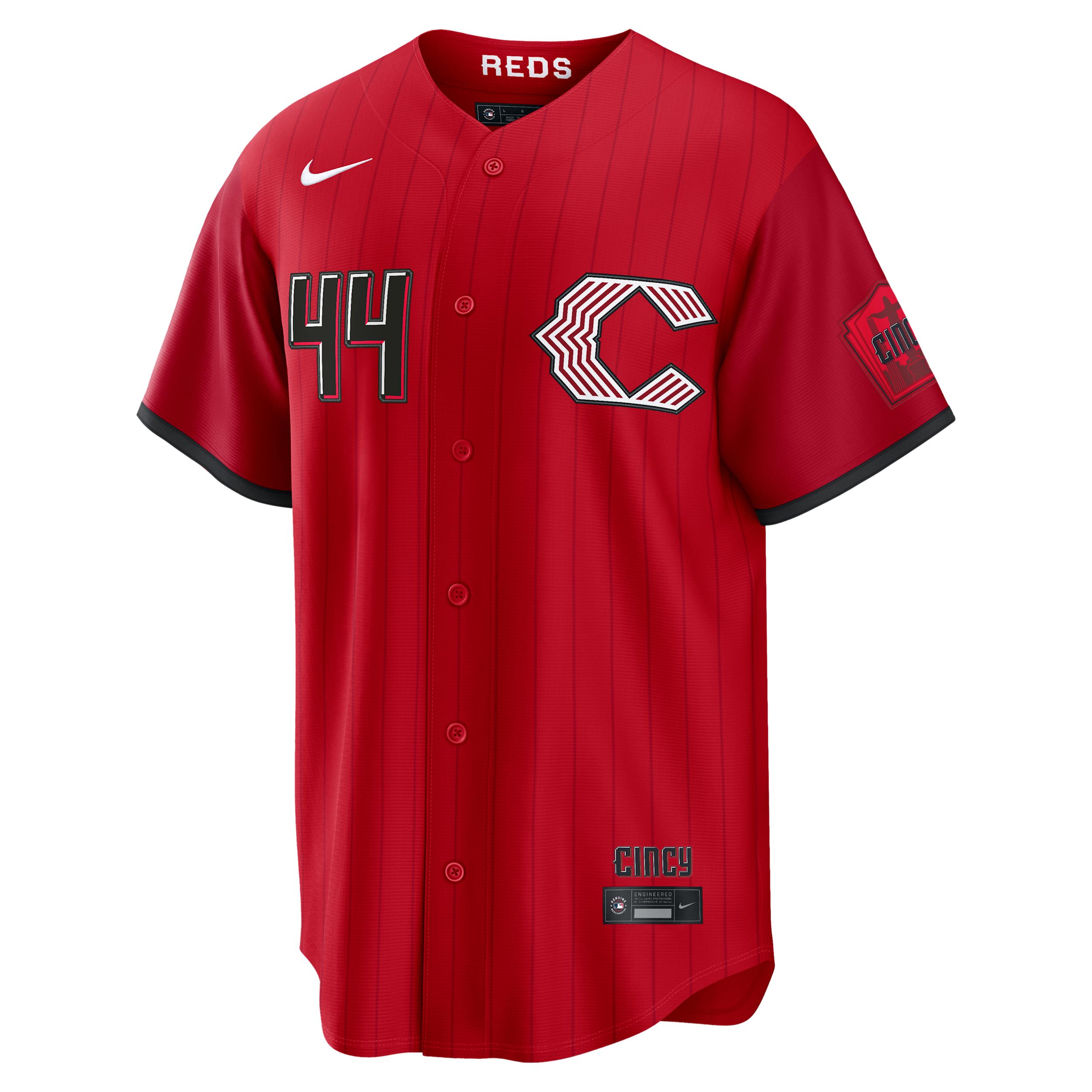 Elly De La Cruz Cincinnati Reds City Connect Nike Men's MLB Stadium Jersey by NIKE