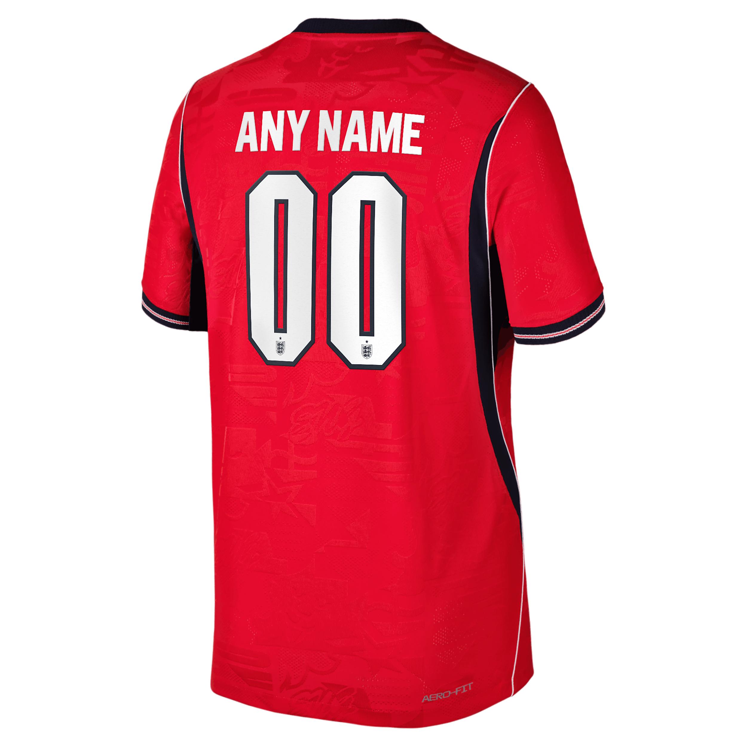 England 2026 Match Away Big Kids' Nike Aero-FIT Soccer Authentic Custom Jersey By You by NIKE