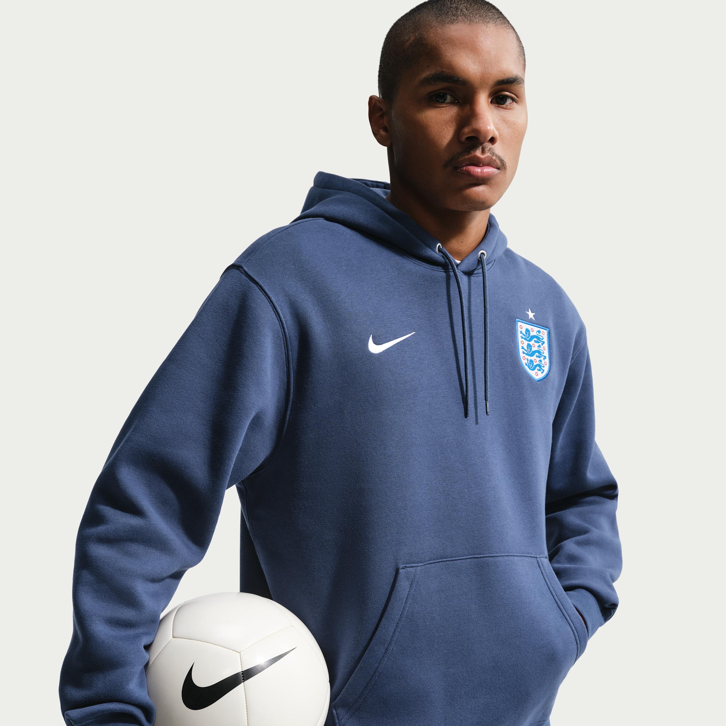 England Club Nike Men's Soccer Pullover Hoodie by NIKE