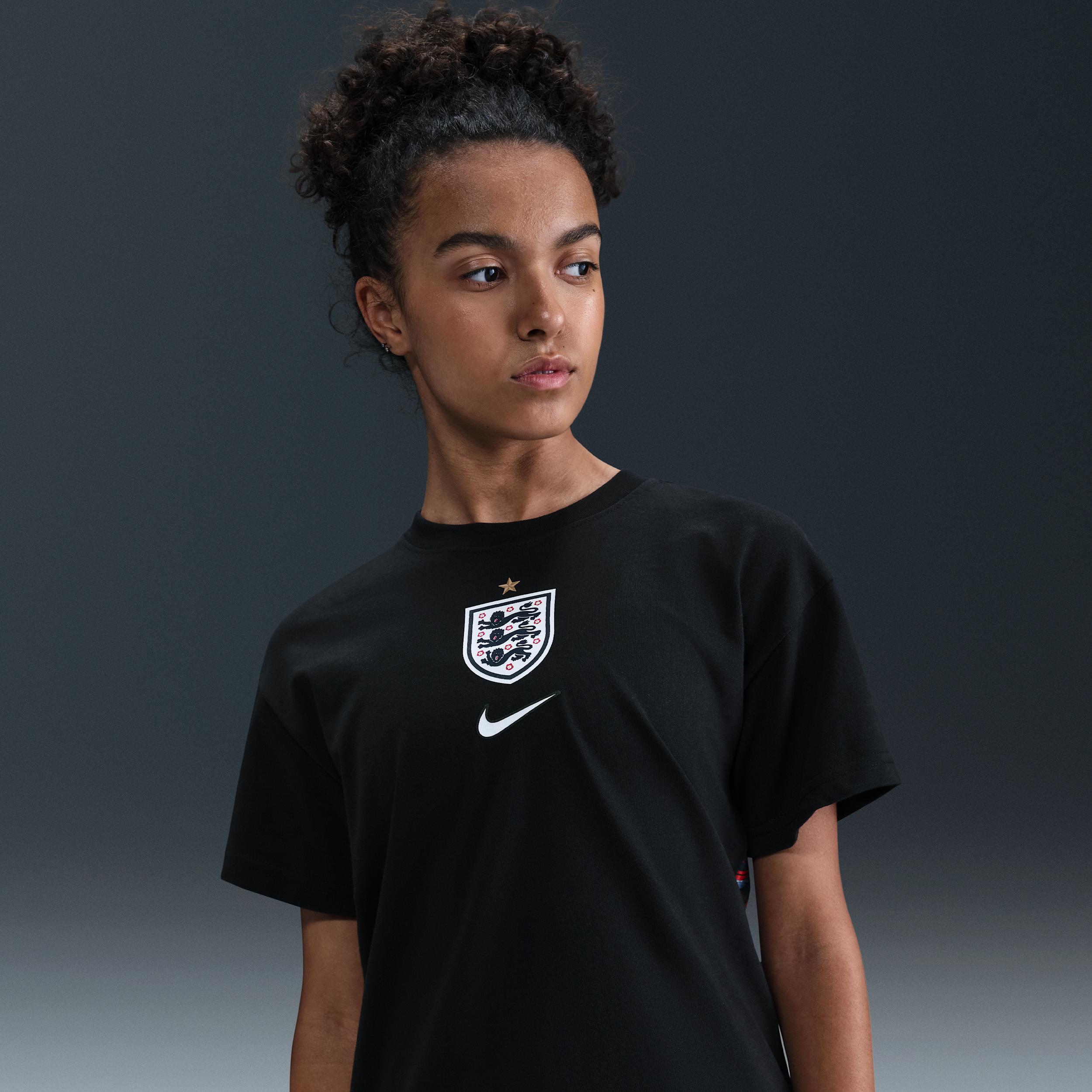 England Premium Goalkeeper Big Kids' Nike Soccer T-Shirt by NIKE