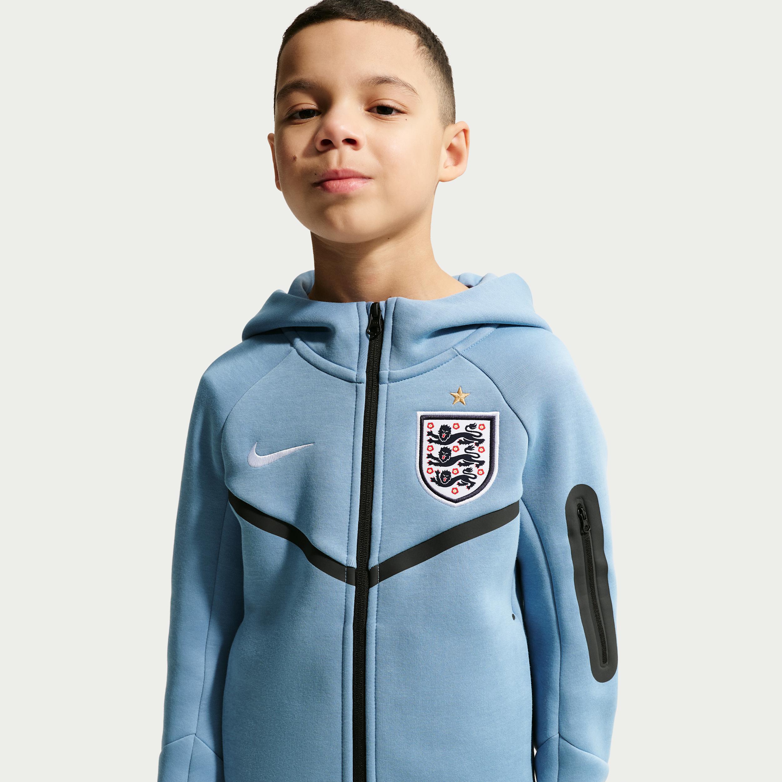 England Tech Fleece Big Kids' (Boys') Nike Soccer Full-Zip Hoodie by NIKE