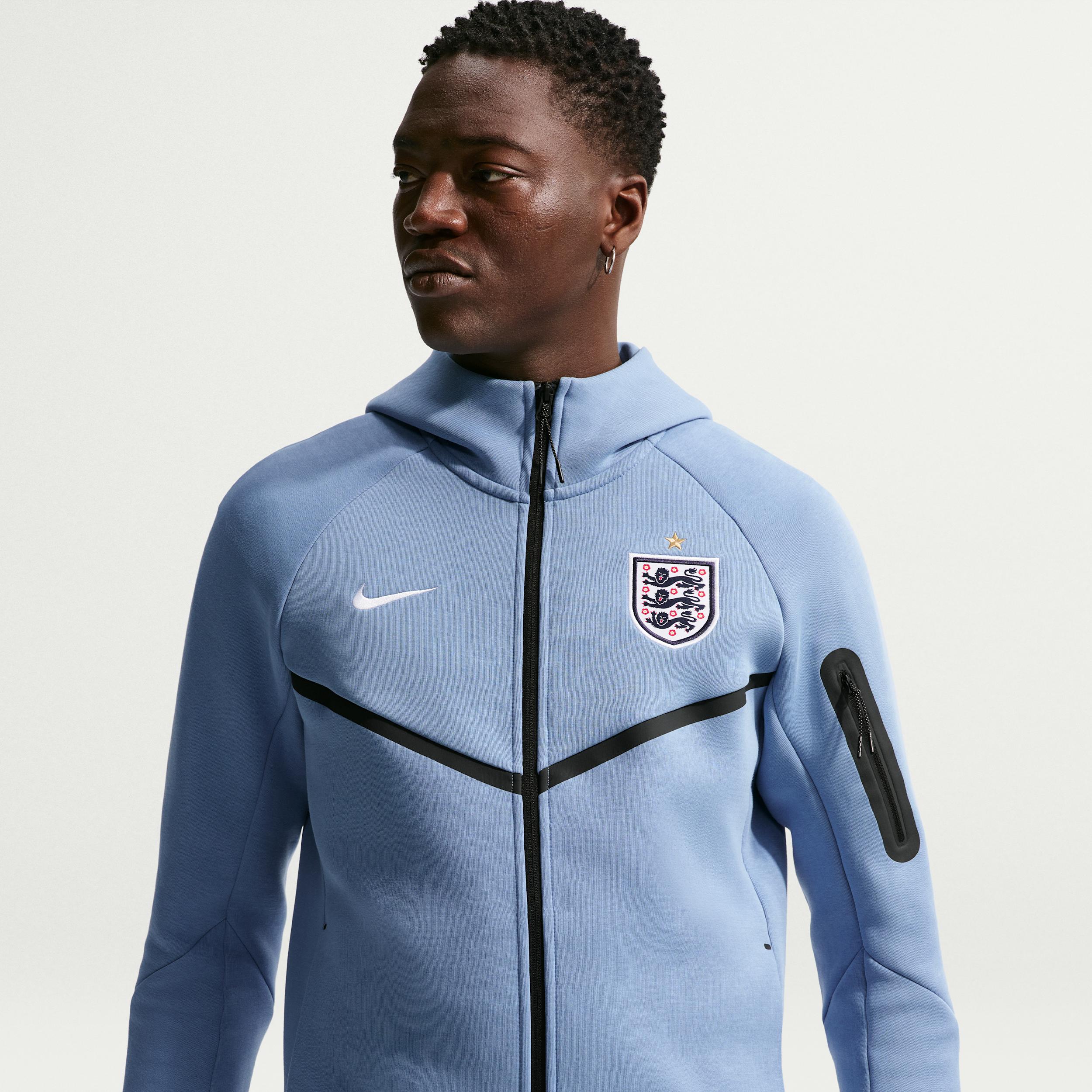 England Tech Fleece Windrunner Nike Men's Soccer Full-Zip Hoodie by NIKE