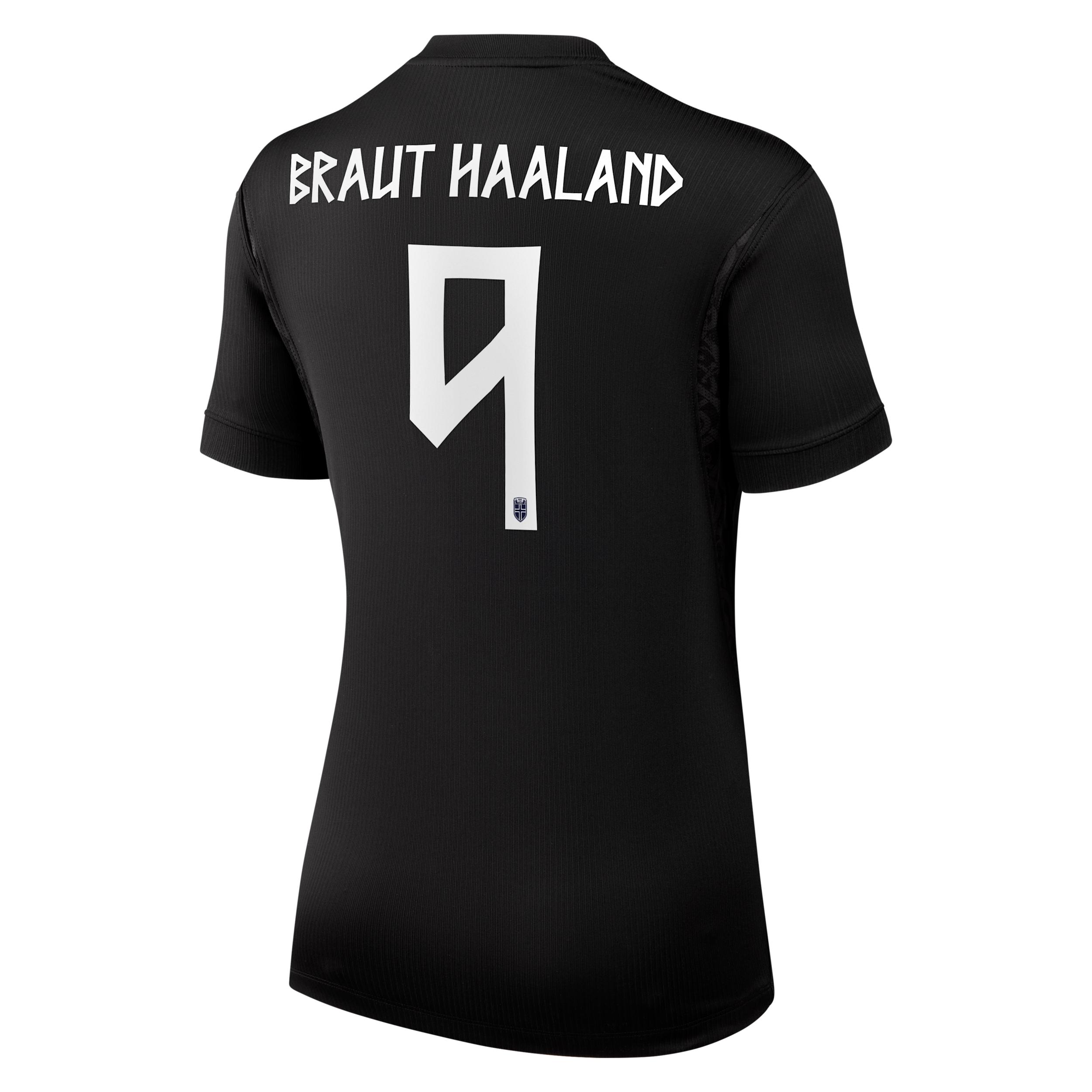 Erling Braut Haaland Norway National Team 2026 Stadium Away Nike Women's Dri-FIT Soccer Jersey by NIKE