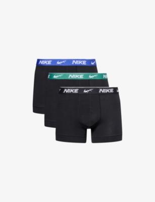 Everyday Pack of Three Stretch-Cotton Trunks by NIKE