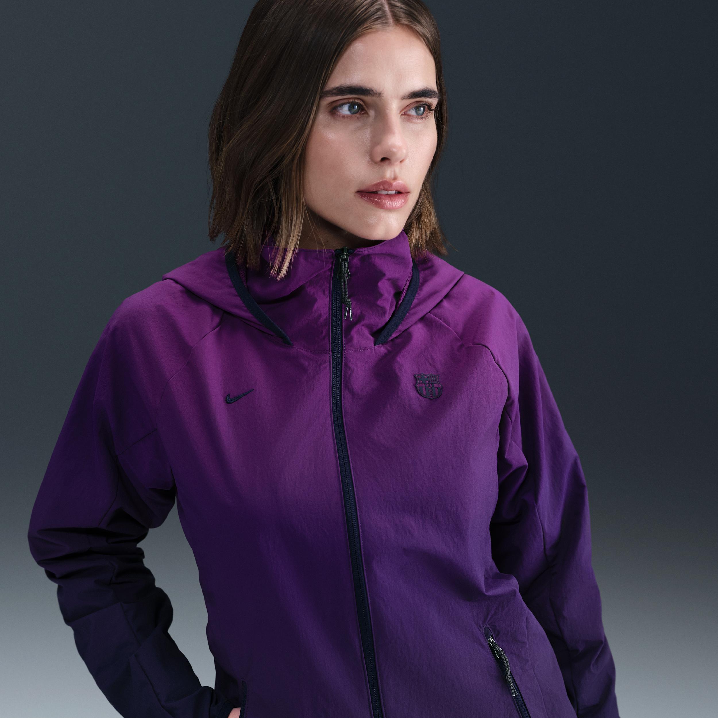 FC Barcelona AWF Nike Women's Soccer Woven Jacket by NIKE