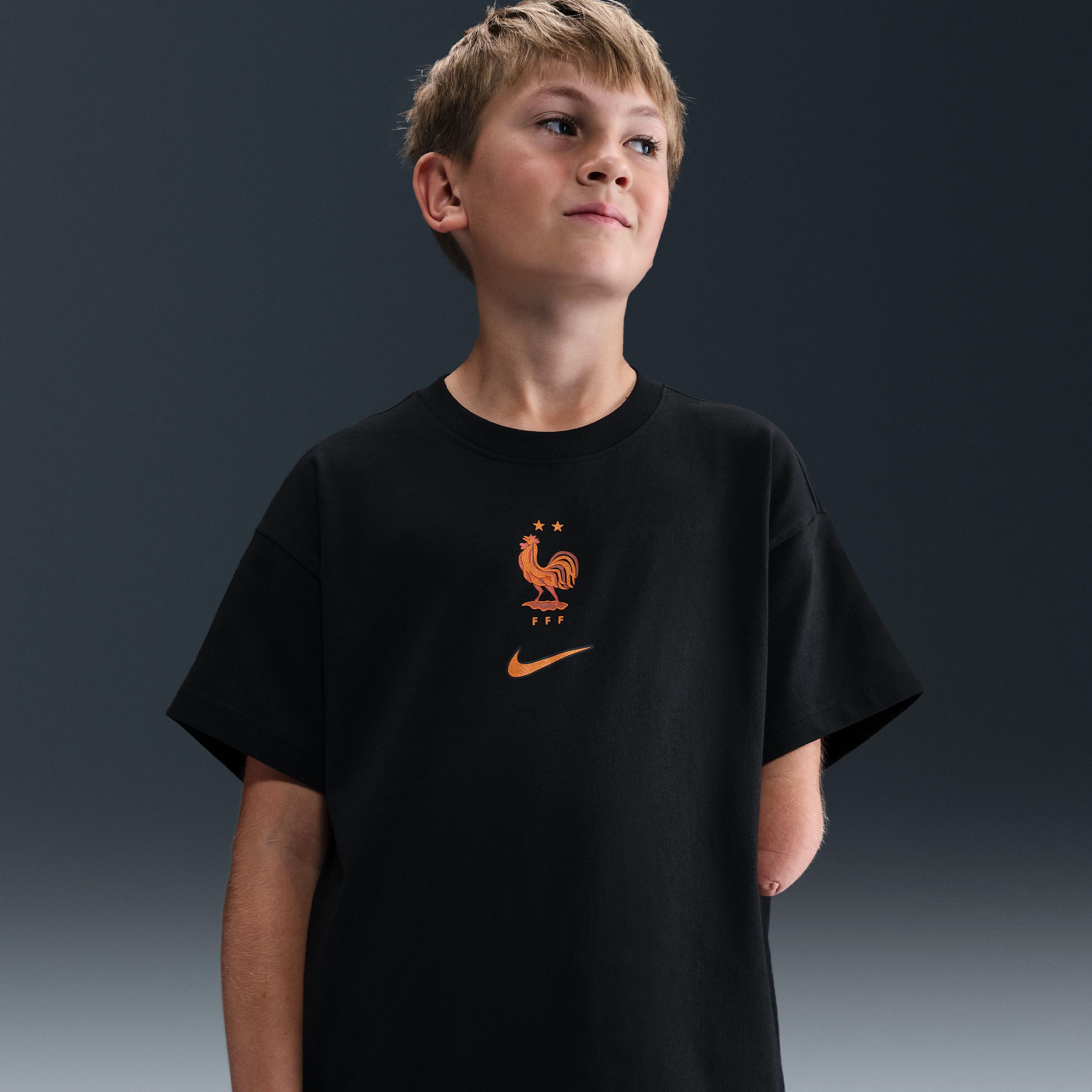 FFF Premium Goalkeeper Big Kids' Nike Soccer T-Shirt by NIKE