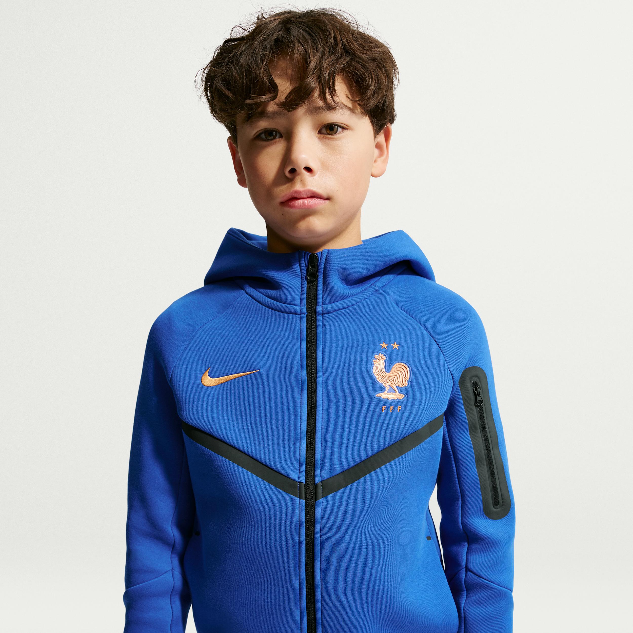 FFF Tech Fleece Big Kids' (Boys') Nike Soccer Full-Zip Hoodie by NIKE