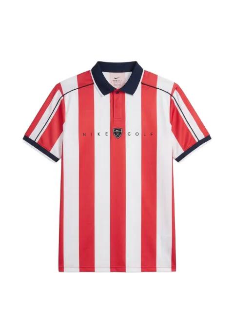 Fairway  striped short-sleeve polo shirt by NIKE