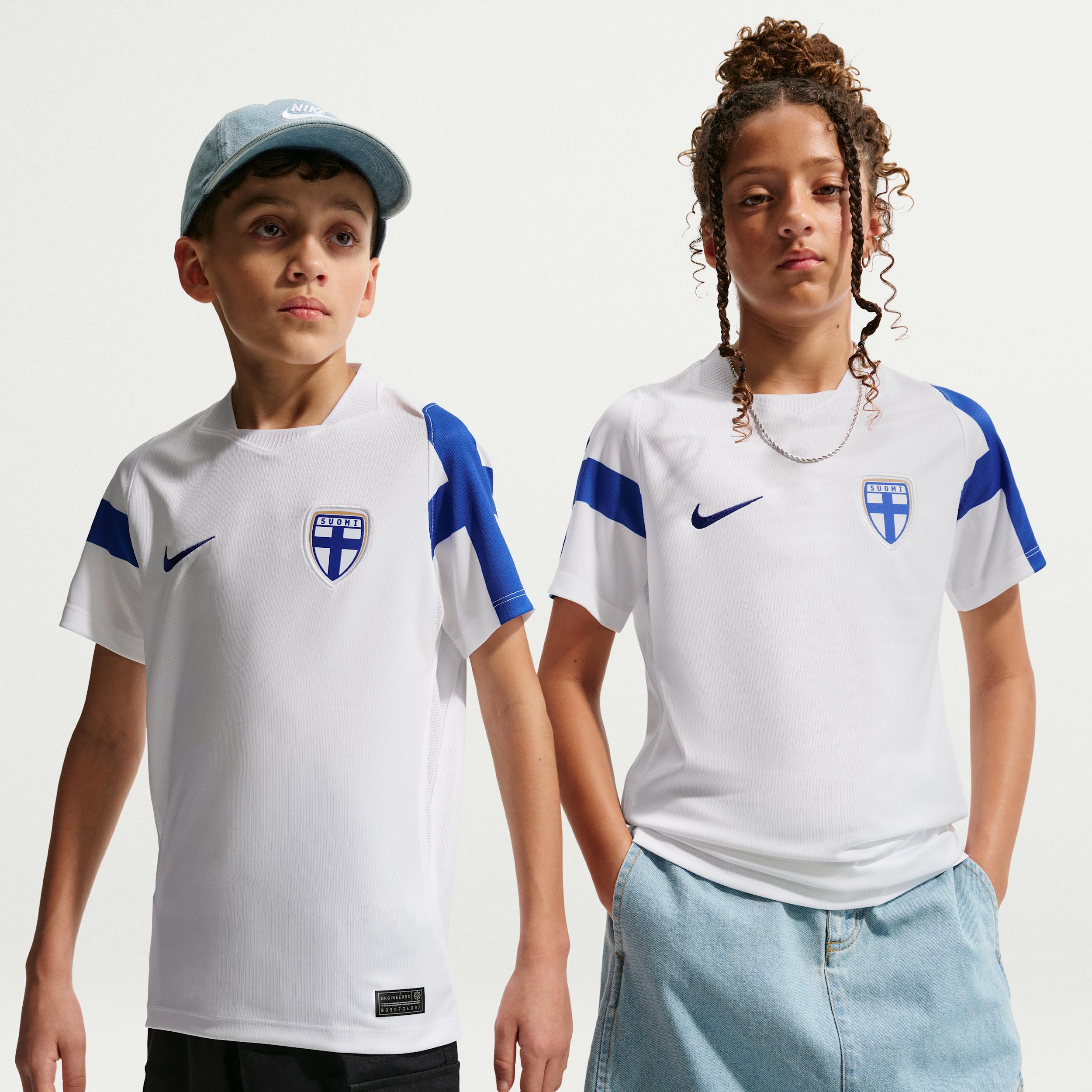 Finland 2026 Stadium Away Big Kids' Nike Dri-FIT Soccer Replica Jersey by NIKE