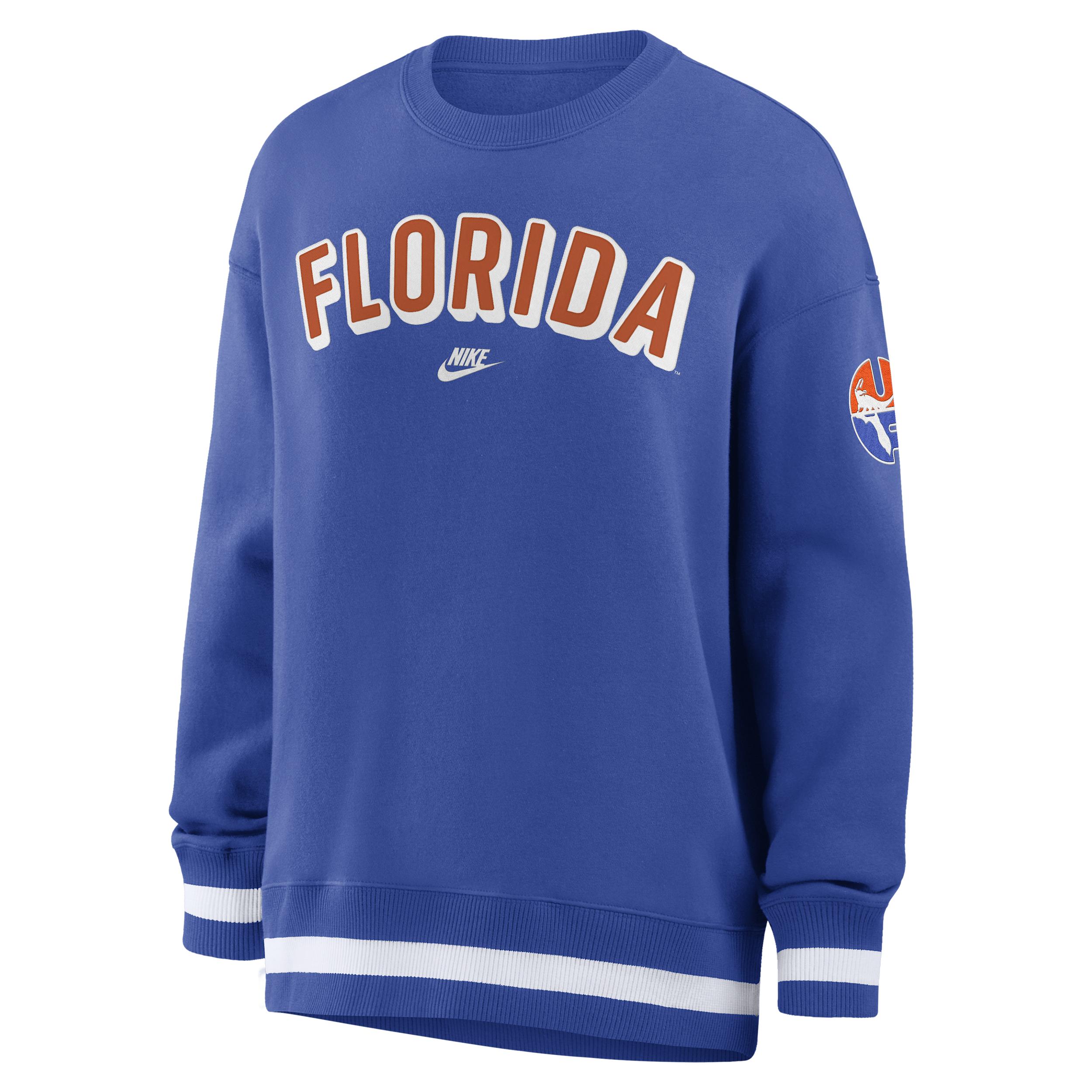 Florida Legacy Phoenix Nike Women's College Oversized Pullover Crew by NIKE