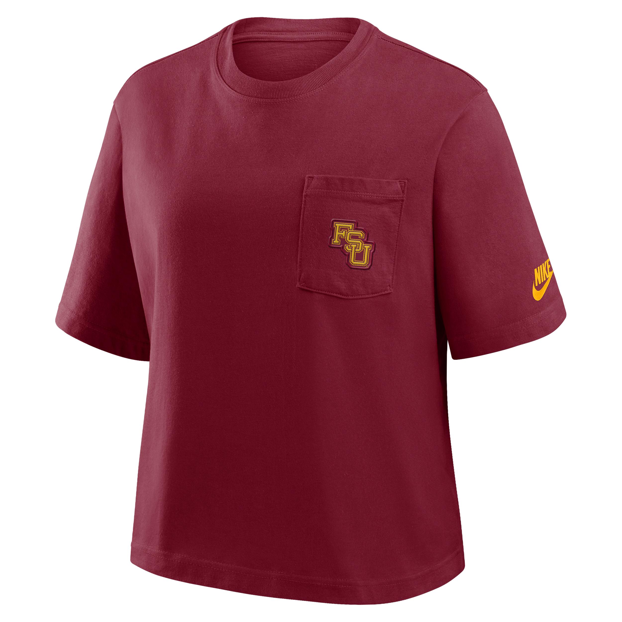 Florida State Legacy Pocket Boxy Nike Women's College T-Shirt by NIKE