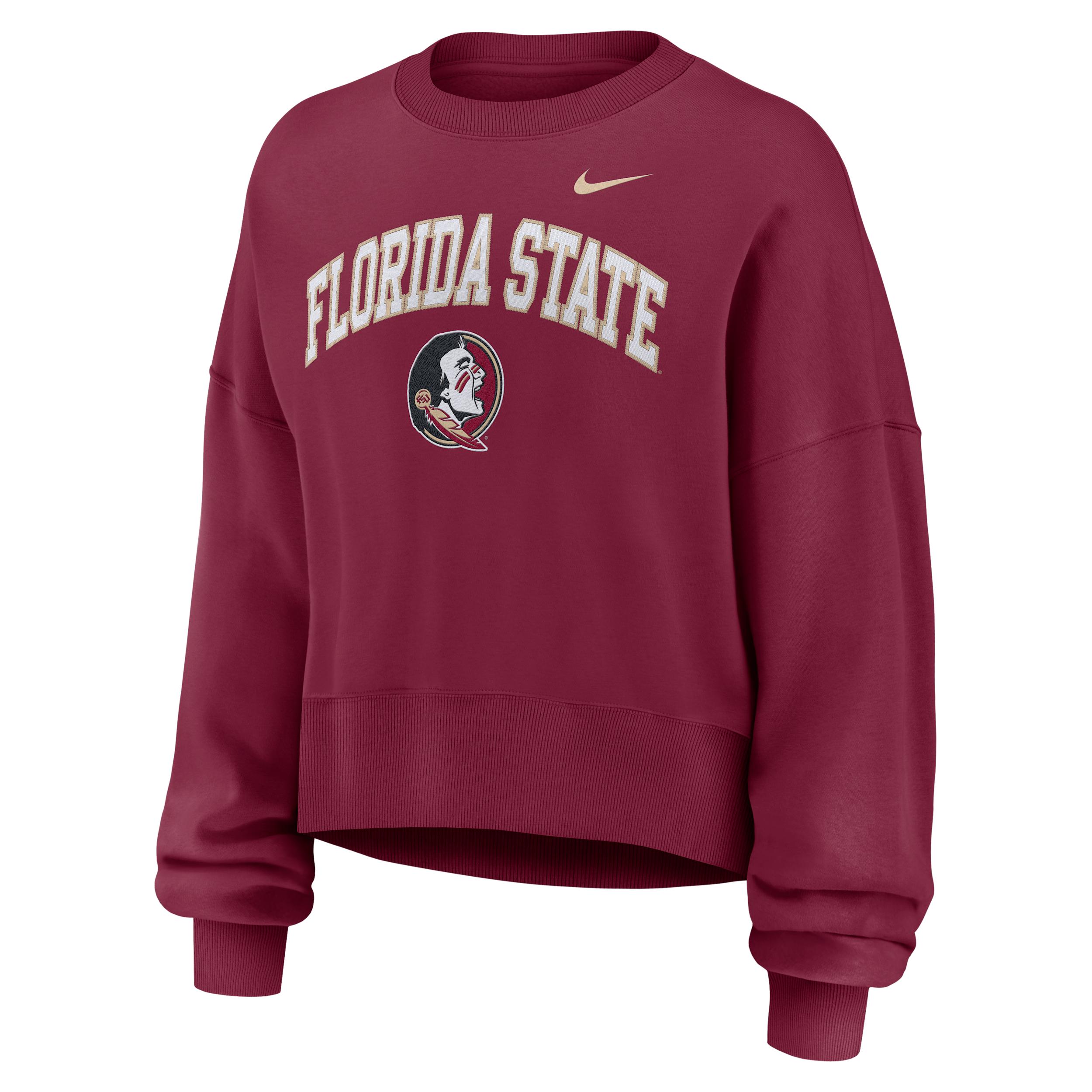 Florida State Phoenix Arch Nike Women's College Pullover Crew by NIKE