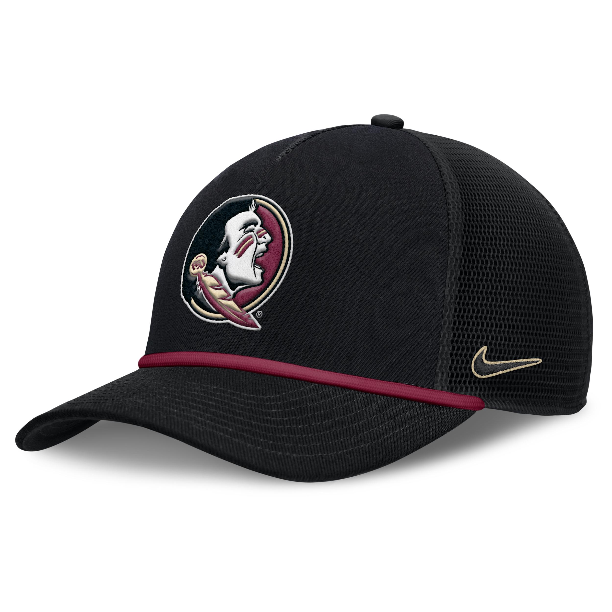 Florida State Primetime Rise Nike Men's College Trucker Adjustable Hat by NIKE