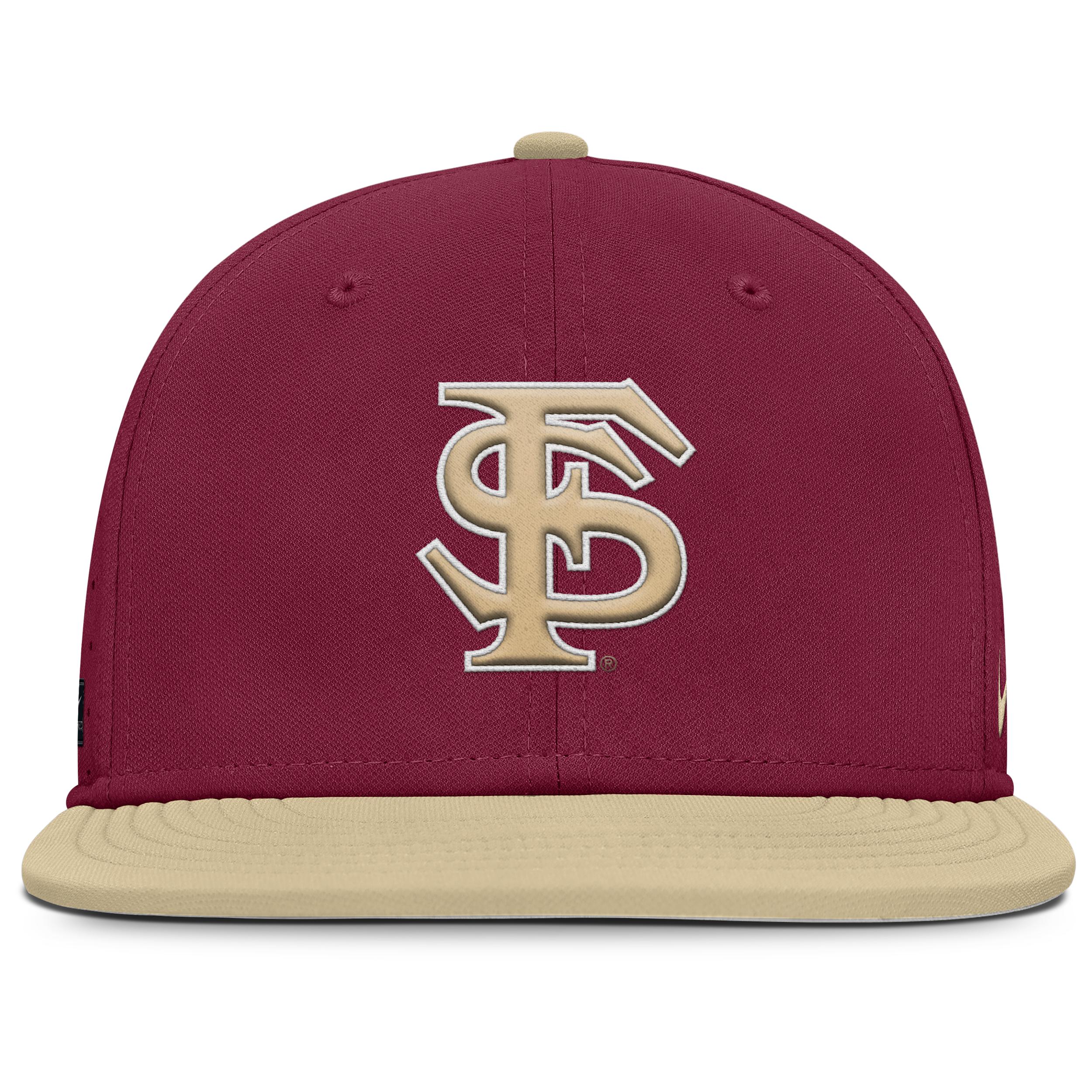 Florida State Seminoles Dugout True Menâs Nike Men's Dri-FIT College Fitted Hat by NIKE