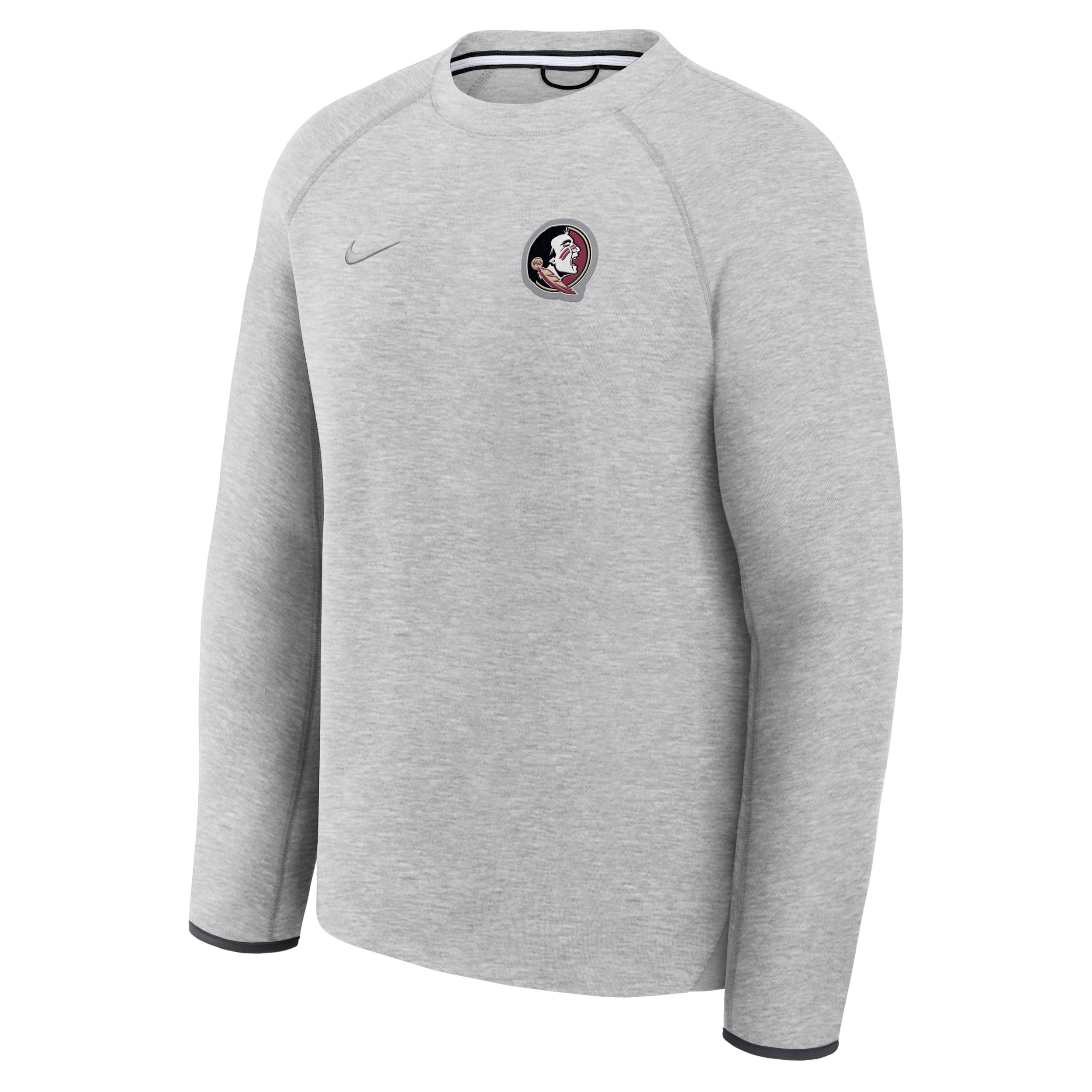 Florida State Tech Fleece Nike Men's College Pullover Crew by NIKE
