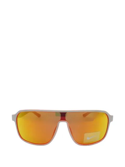 Flyer geometric-frame sunglasses by NIKE