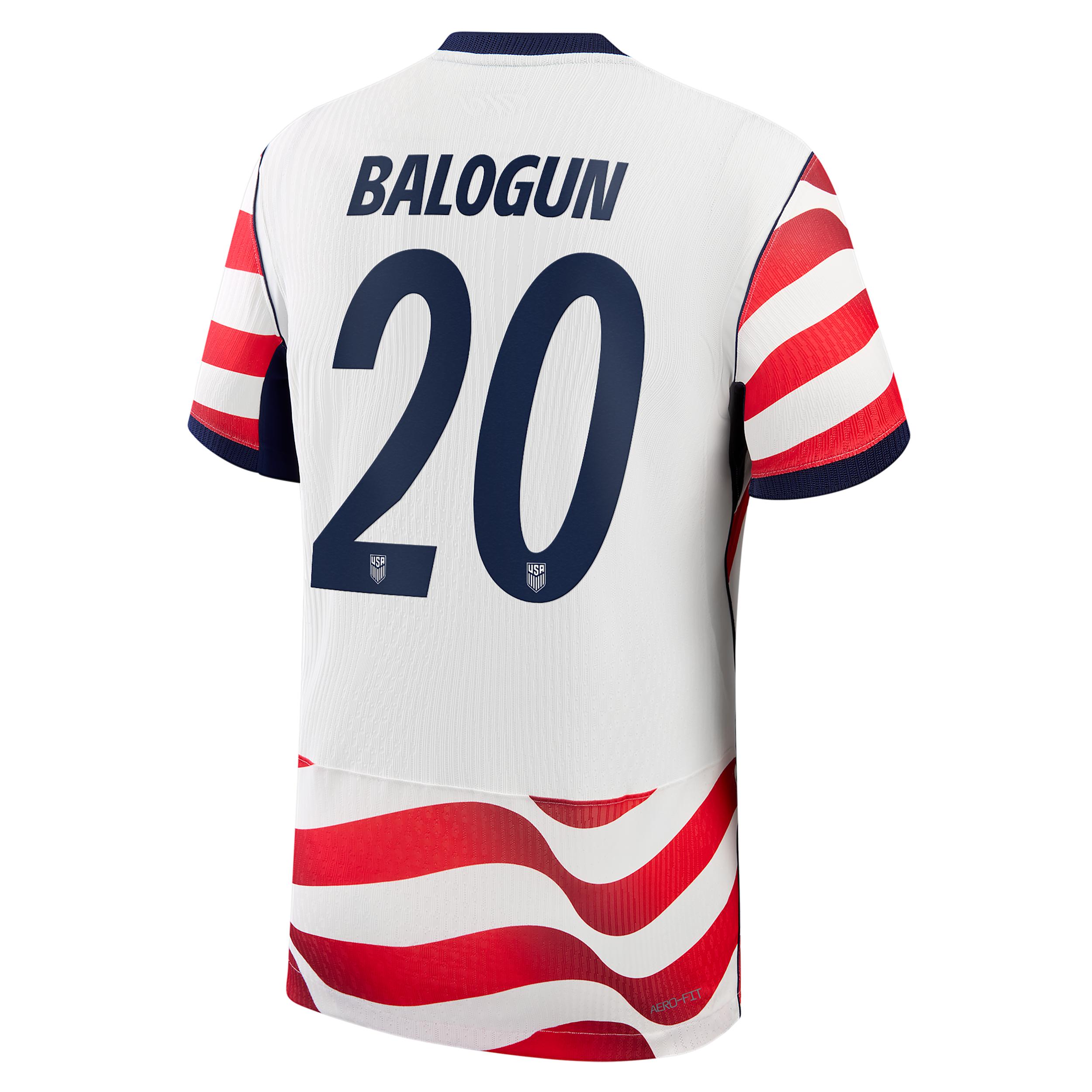 Folarin Balogun USMNT 2026 Match Home Nike Men's Dri-FIT ADV Soccer Jersey by NIKE