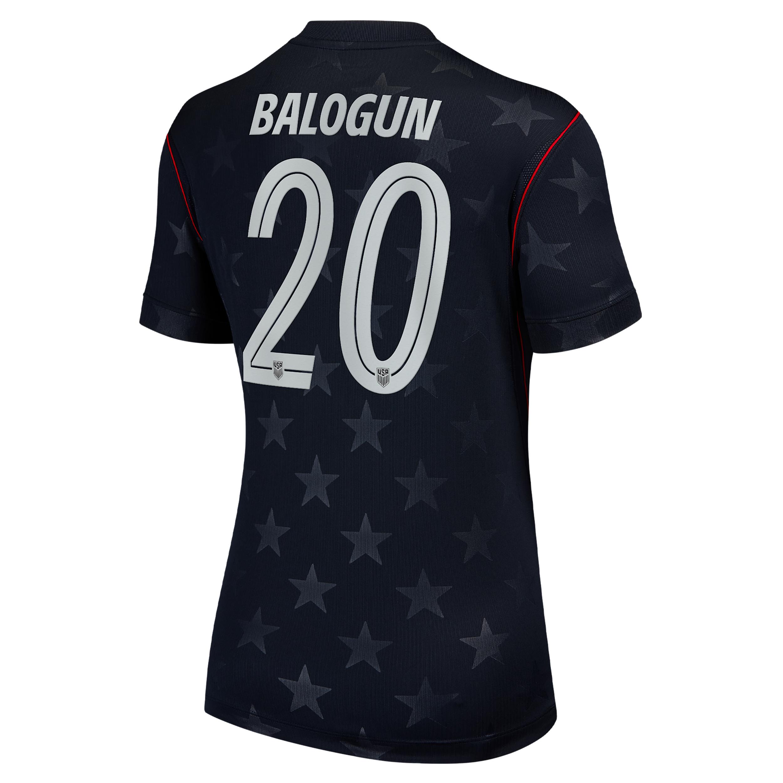 Folarin Balogun USMNT 2026 Stadium Away Nike Women's Dri-FIT Soccer Jersey by NIKE