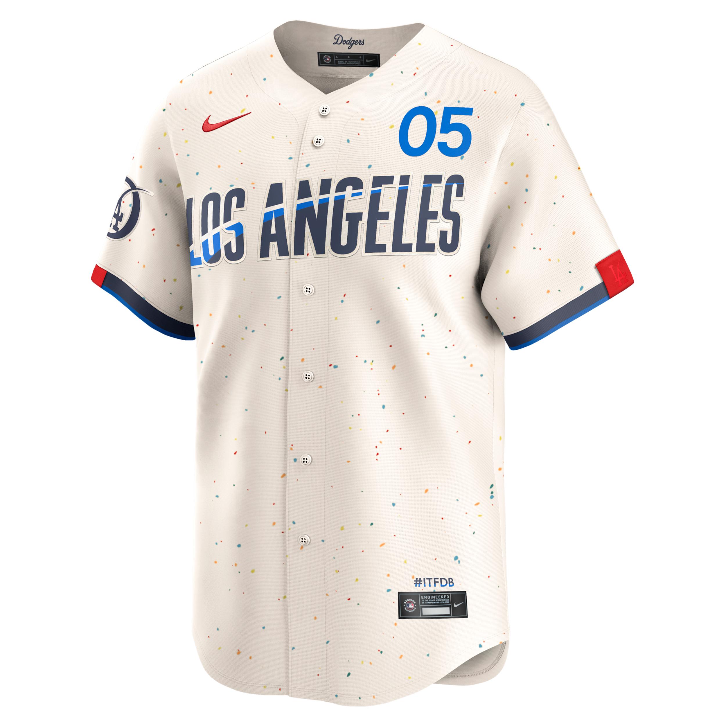 Freddie Freeman Los Angeles Dodgers City Connect Nike Men's Dri-FIT ADV MLB Limited Jersey by NIKE