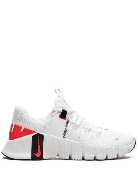 Free Metcon 5 "White/Bright Crimson" sneakers by NIKE