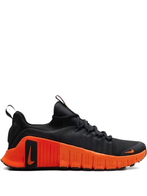 Free Metcon 6 "Black/Black/Light Wild Mango" sneakers by NIKE