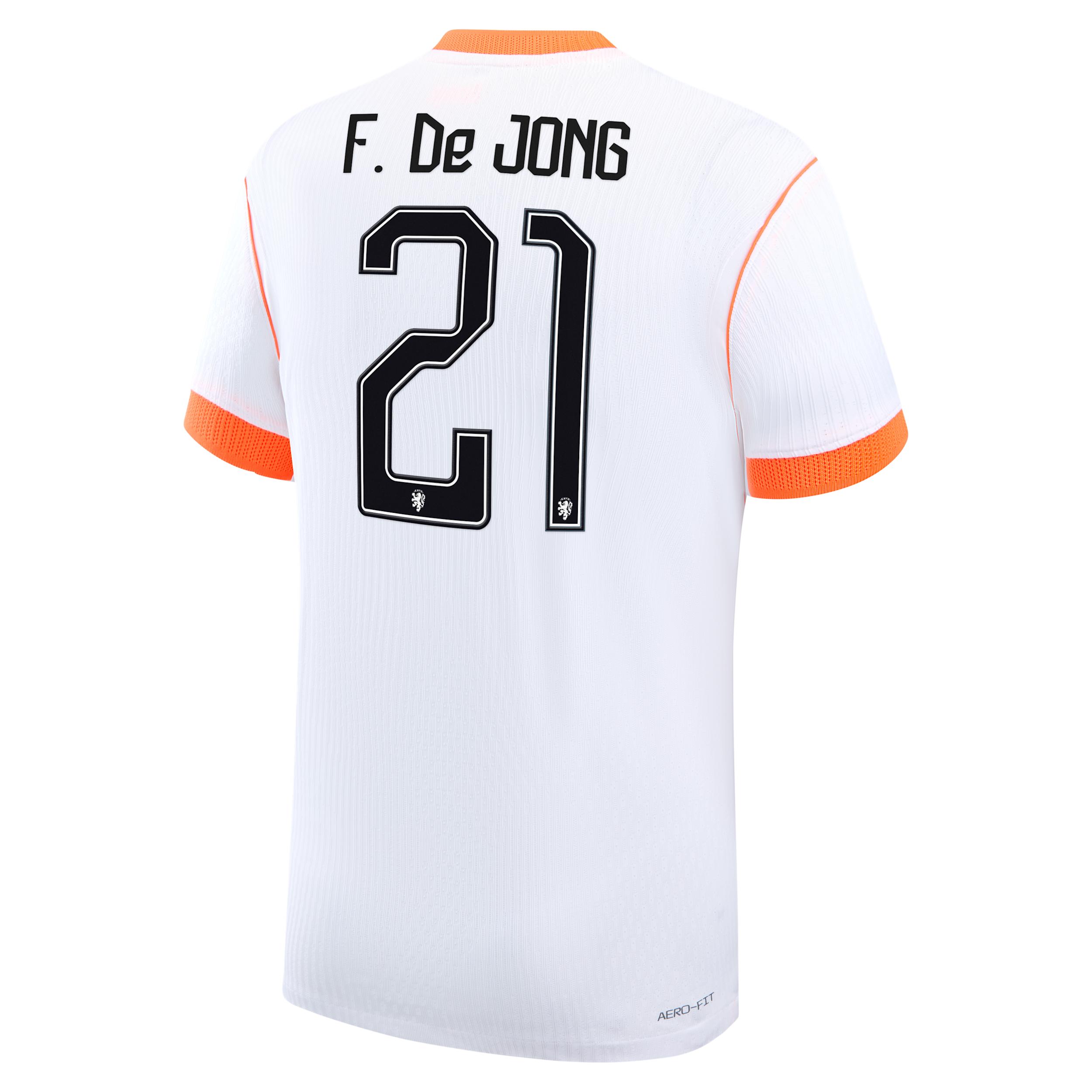 Frenkie de Jong Netherlands National Team 2026 Match Away Nike Men's Dri-FIT ADV Soccer Jersey by NIKE