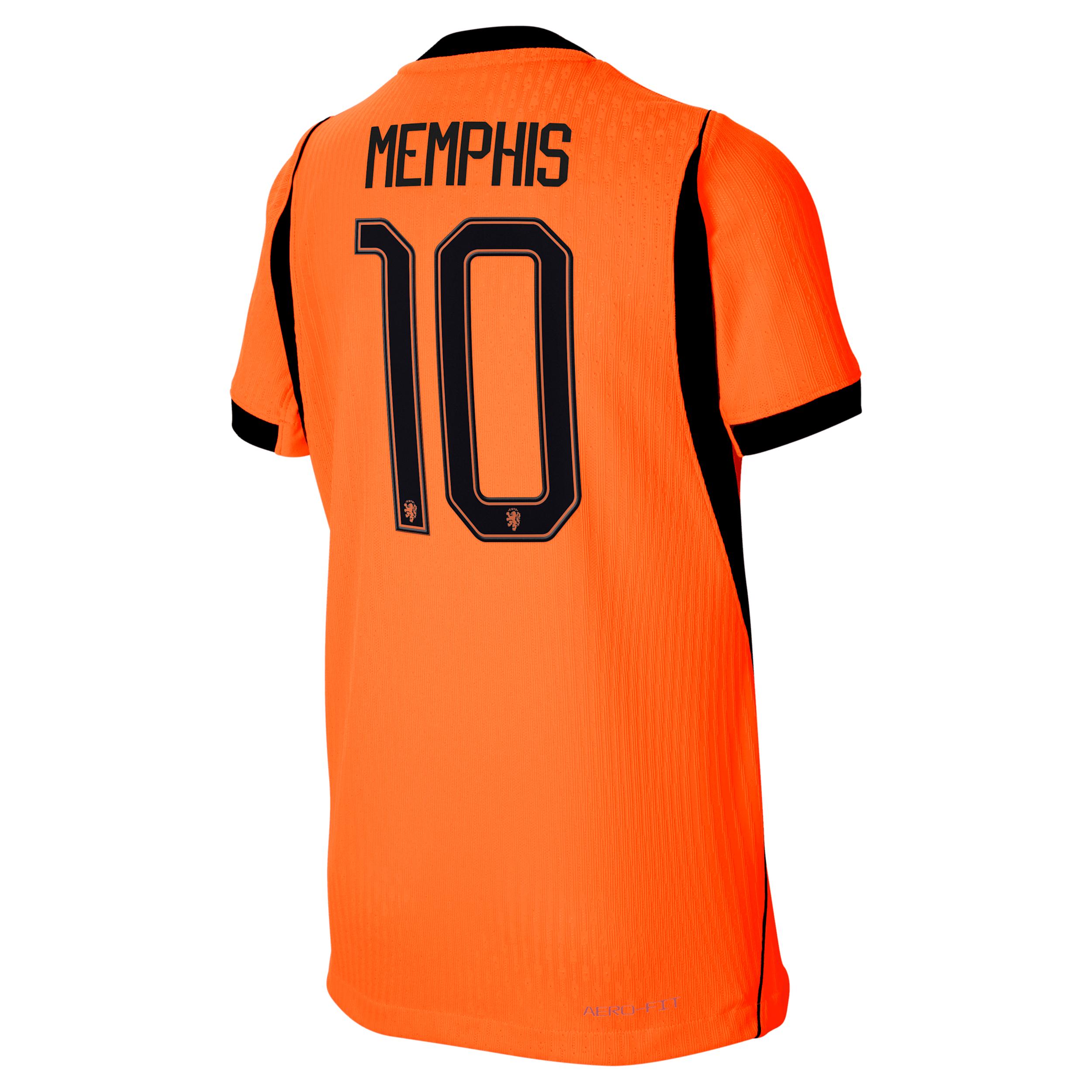 Frenkie de Jong Netherlands National Team 2026 Match Home Big Kids' Nike Dri-FIT ADV Soccer Jersey by NIKE