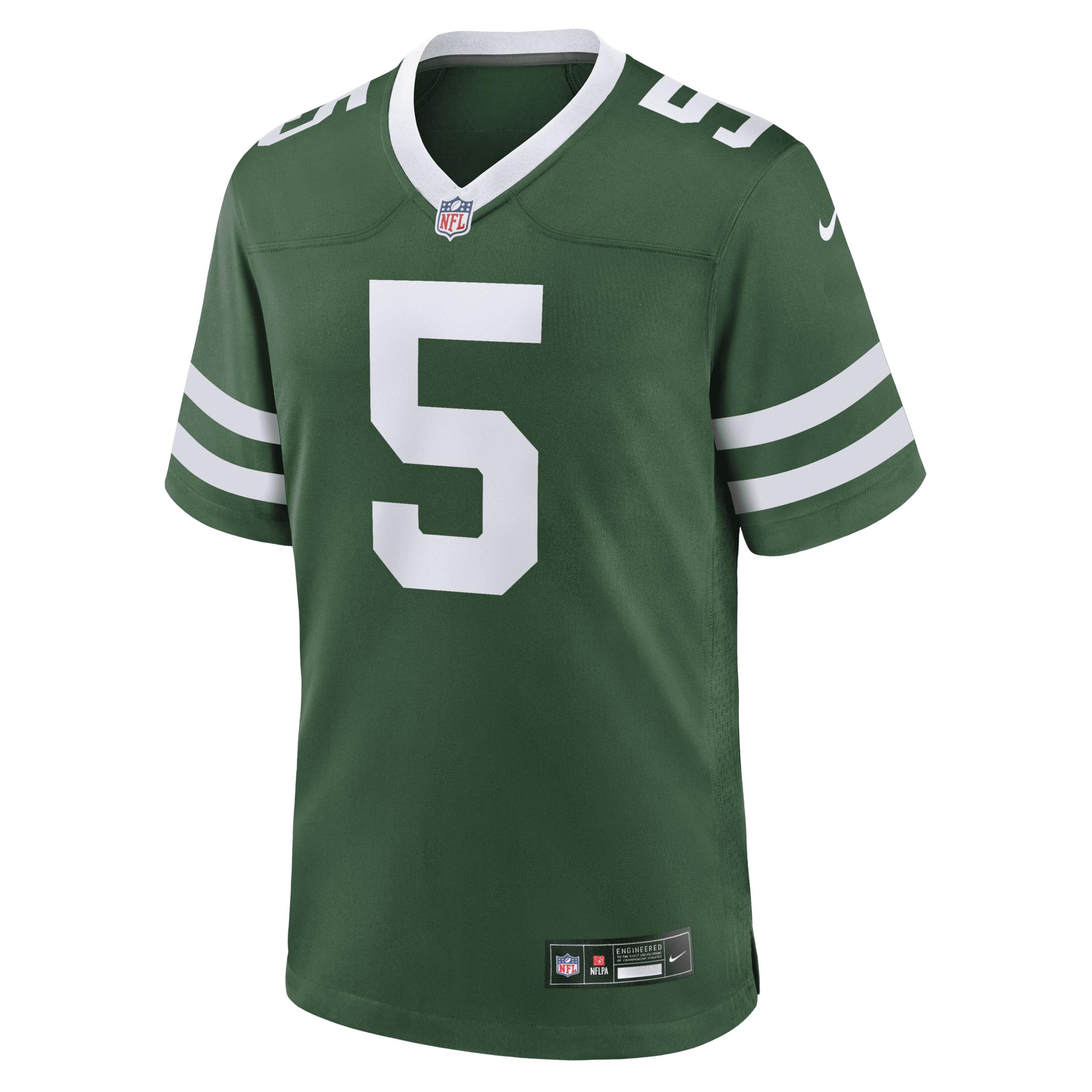 Garrett Wilson New York Jets Nike Men's NFL Game Football Jersey by NIKE