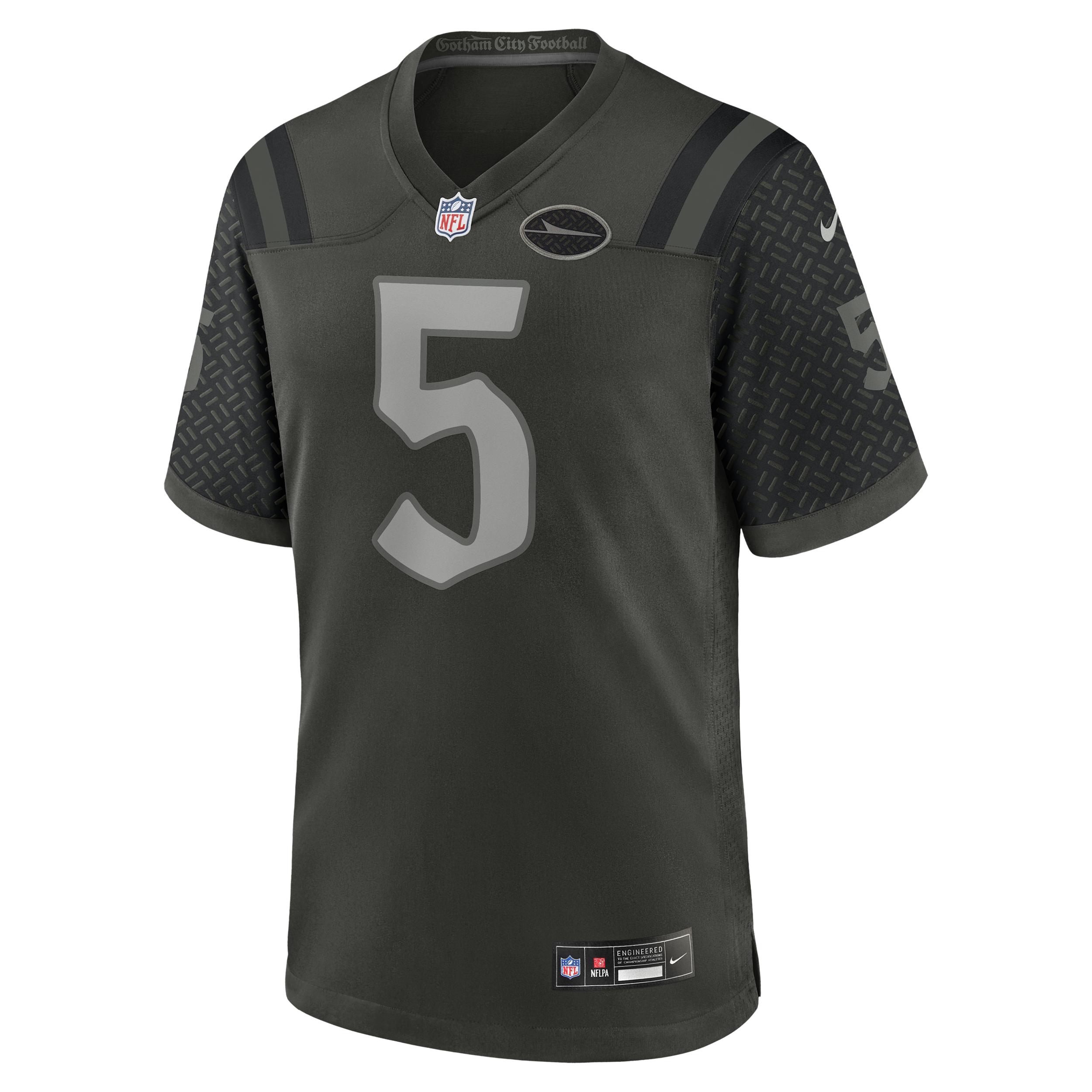 Garrett Wilson New York Jets Rivalries Collection Menâs Nike Men's NFL Game Jersey by NIKE