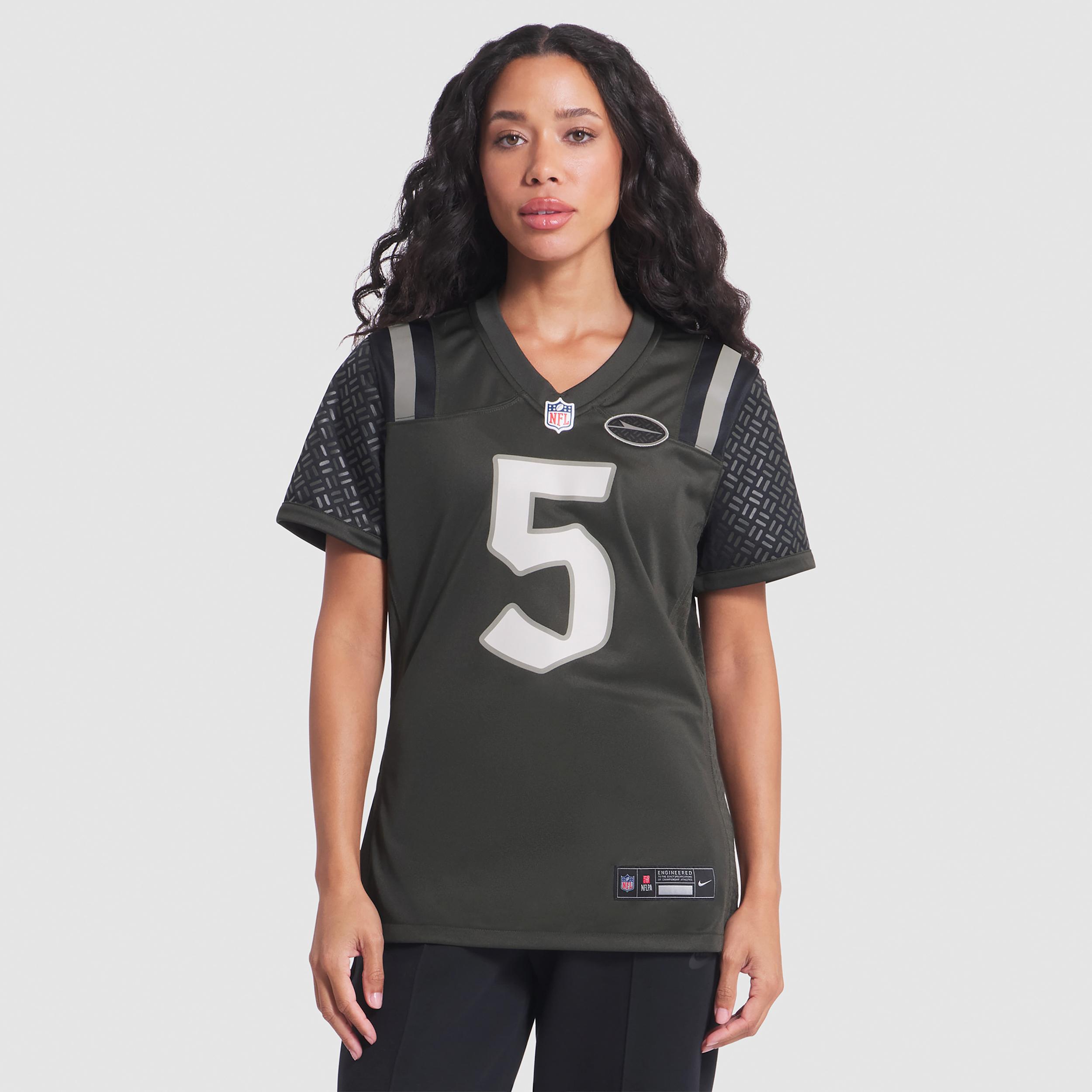 Garrett Wilson New York Jets Rivalries Collection Womenâs Nike Women's NFL Game Jersey by NIKE